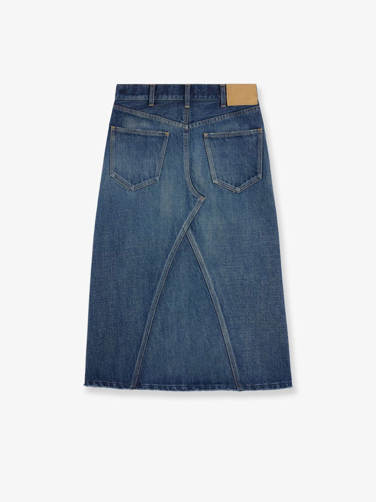Celine Denim midi skirt 26 - USA Tariffs Included Size 26" / US 2 / IT 38 - 2 Thumbnail