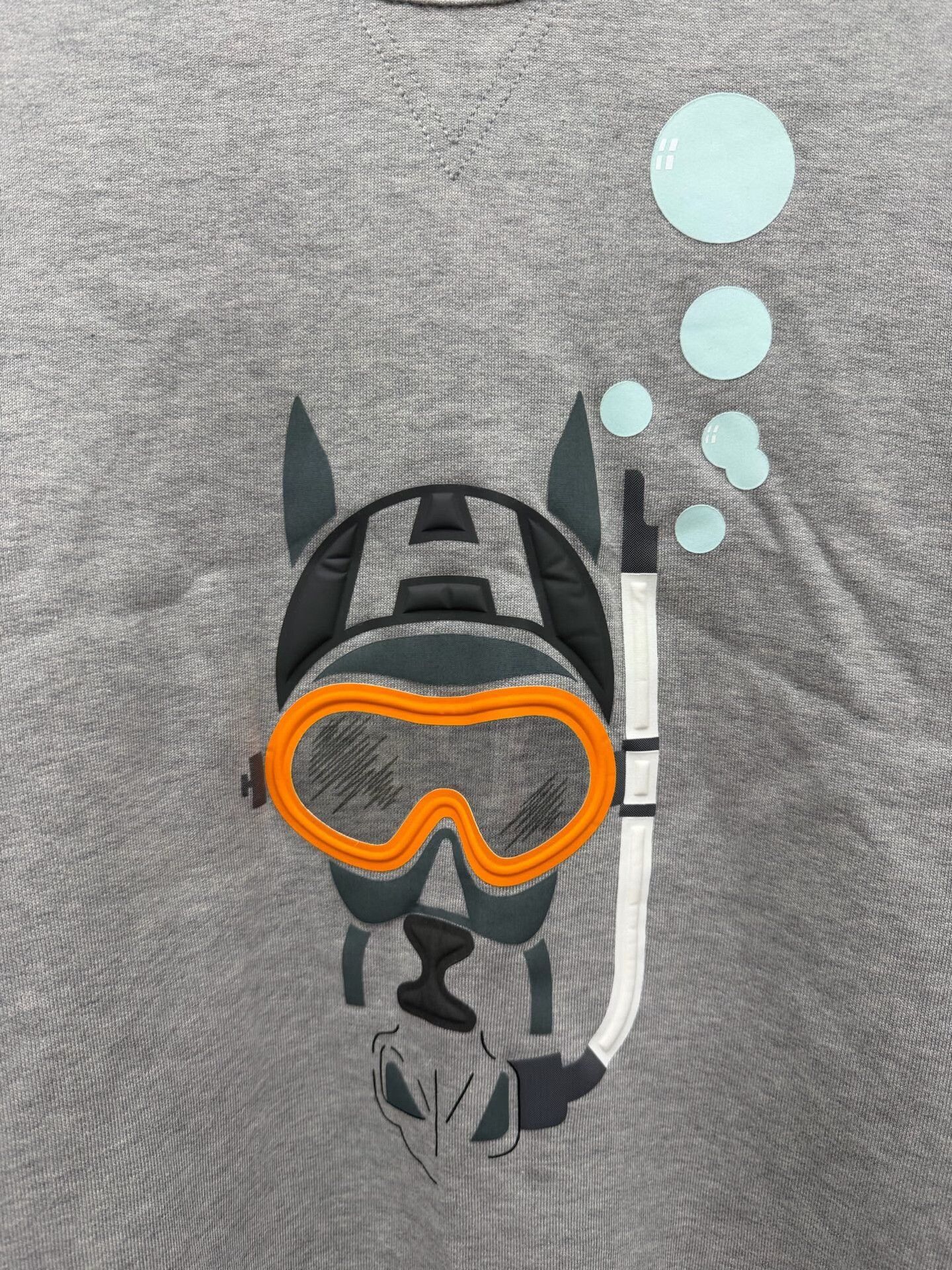 Hermes Hermes Printed Gray Hoodie m Men Size US M / EU 48-50 / 2 - 3 Thumbnail