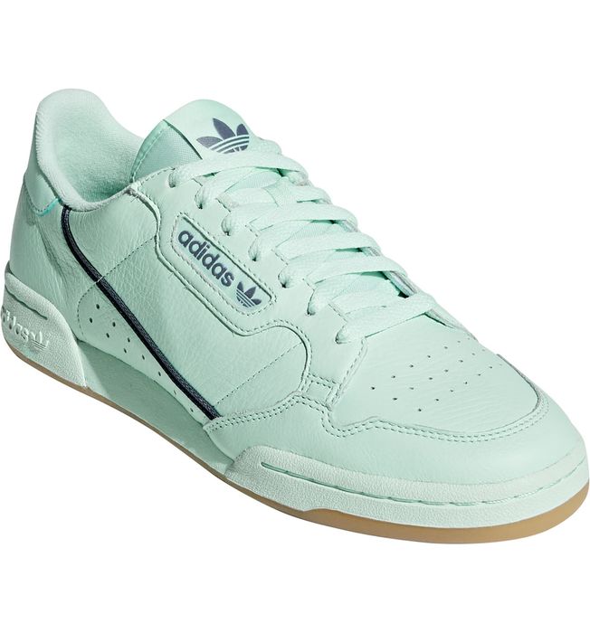 Mint green cheap adidas continental