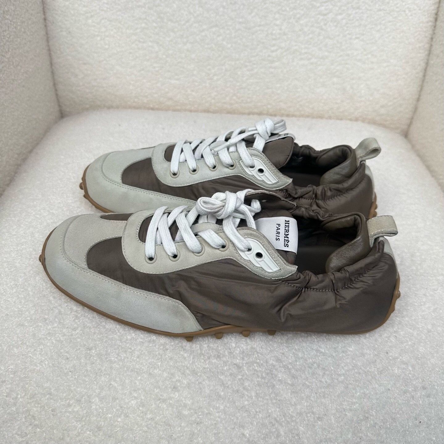 Hermes Hermes Casual Brown Lowtop Sneakers 9.5 Men Size US 9.5 / EU 42-43 - 3 Thumbnail