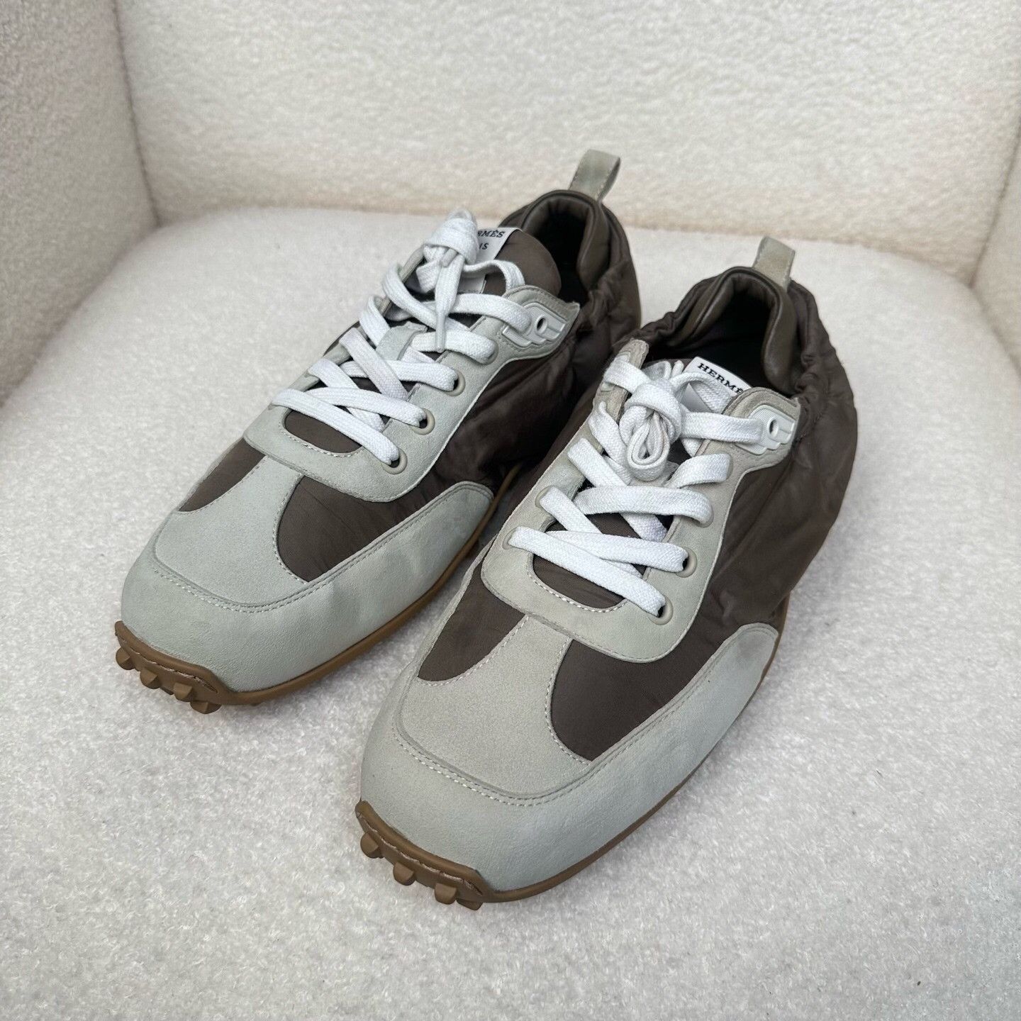 Hermes Hermes Casual Brown Lowtop Sneakers 9.5 Men Size US 9.5 / EU 42-43 - 2 Thumbnail