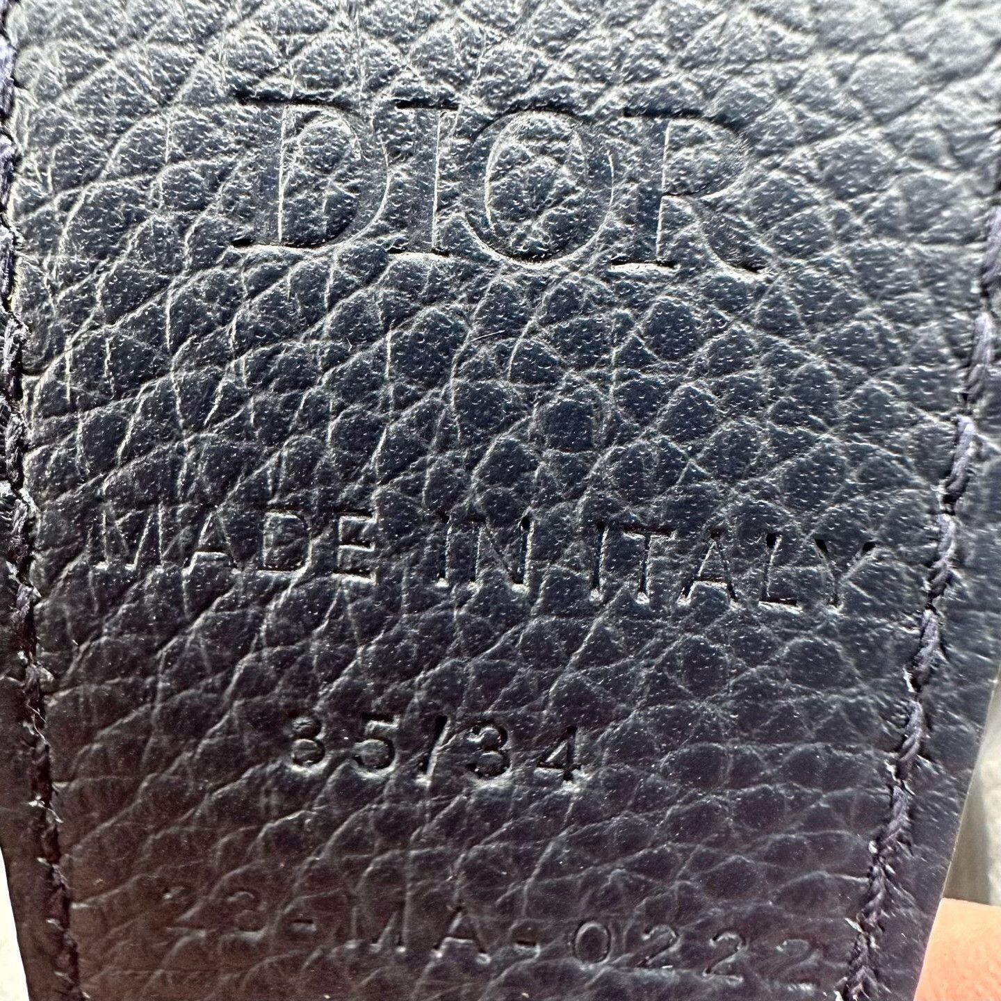 Dior Dior Leather Belt one size Men Size ONE SIZE - 4 Thumbnail