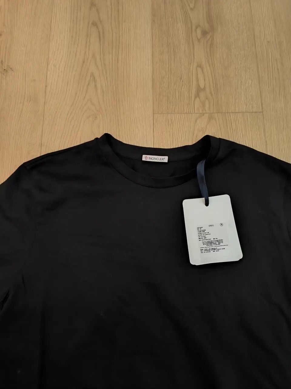 Moncler Moncler Black T-Shirt l Men Size US L / EU 52-54 / 3 - 3 Thumbnail