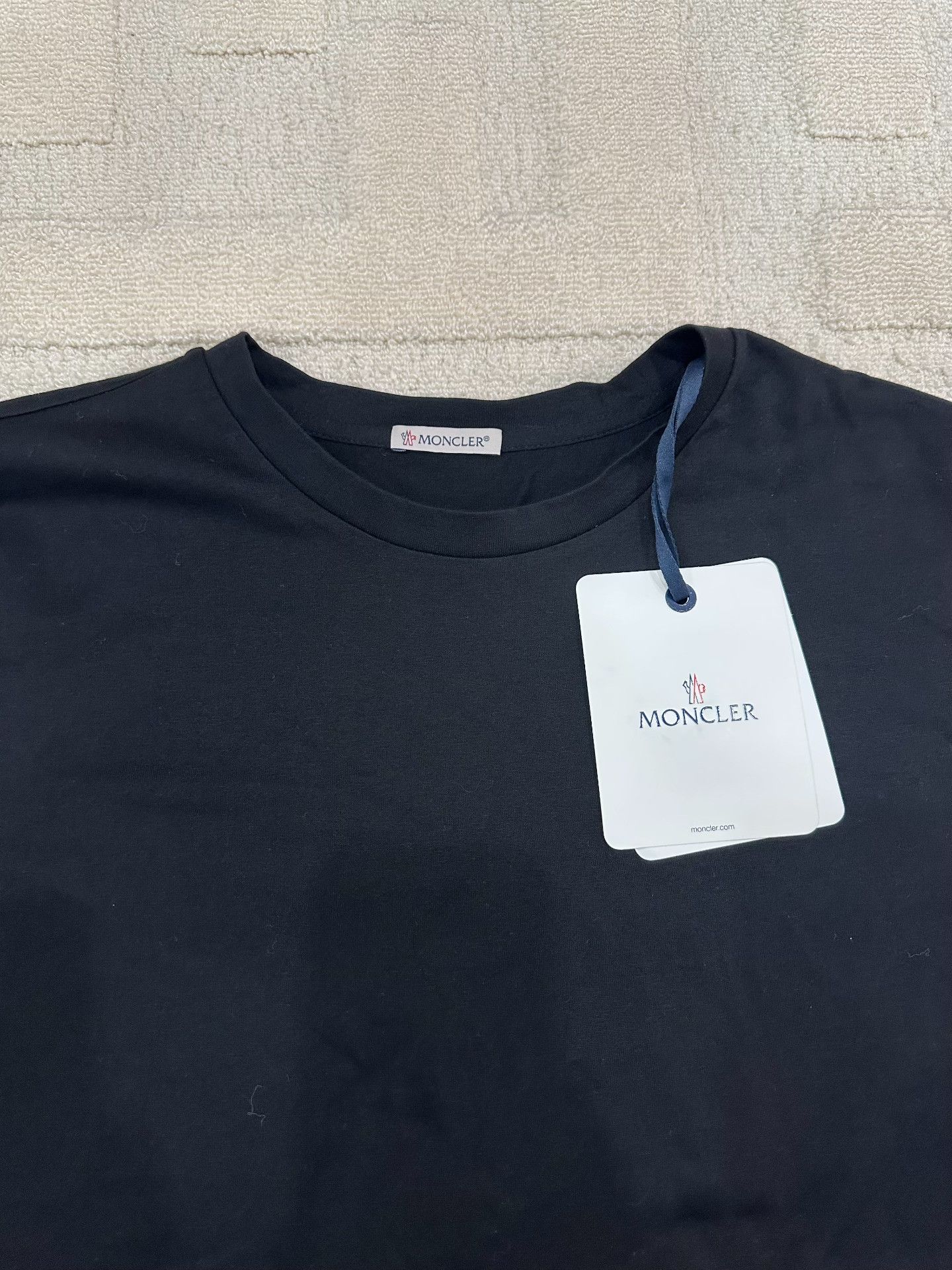 Moncler Moncler Black T-Shirt l Men Size US L / EU 52-54 / 3 - 3 Thumbnail