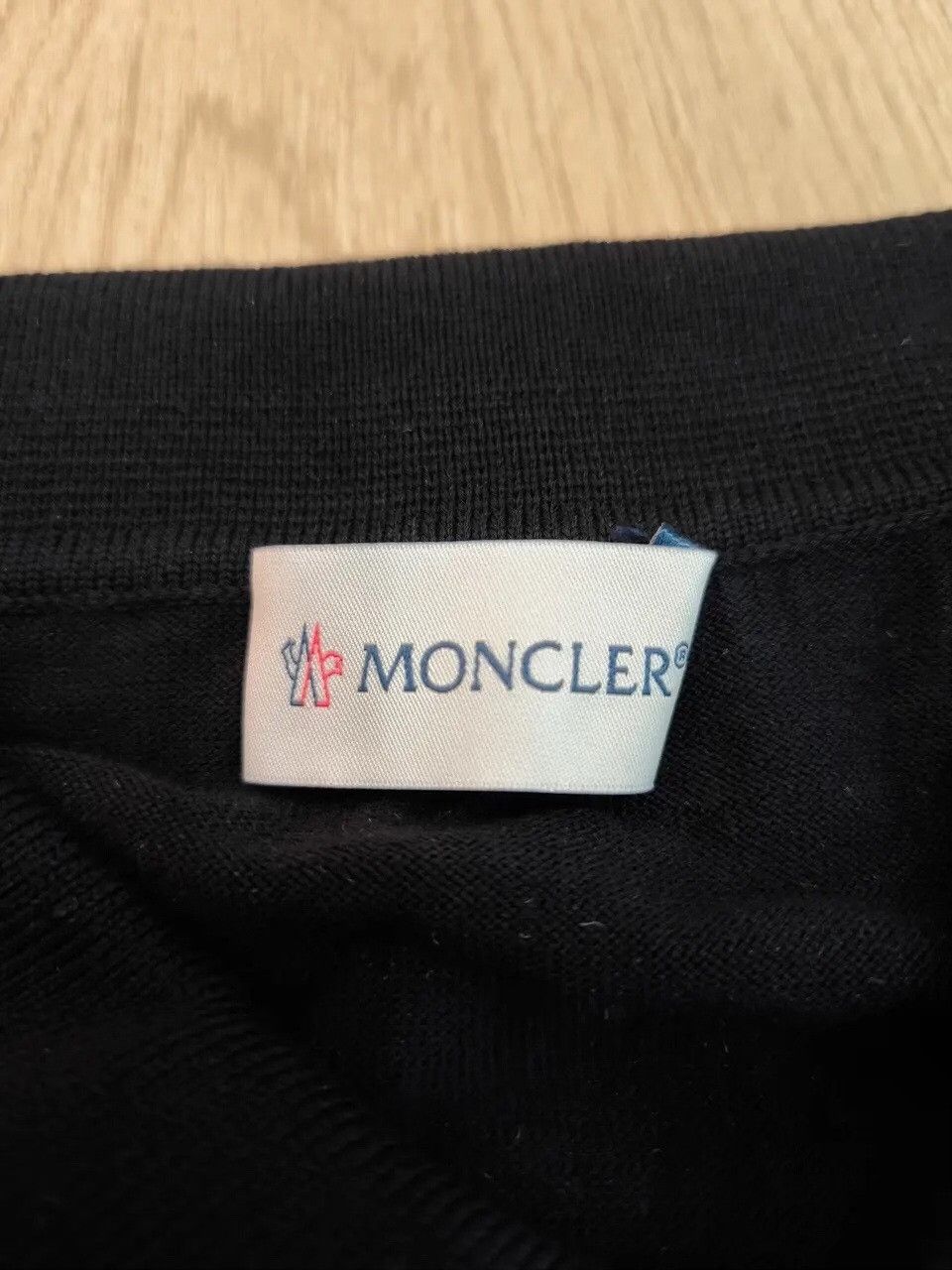 Moncler Moncler Knit Black Polo l Men Size US L / EU 52-54 / 3 - 4 Thumbnail
