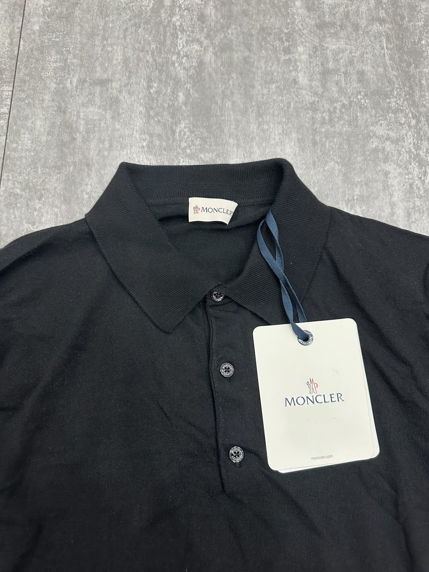 Moncler Moncler Knit Black Polo l Men Size US L / EU 52-54 / 3 - 3 Thumbnail