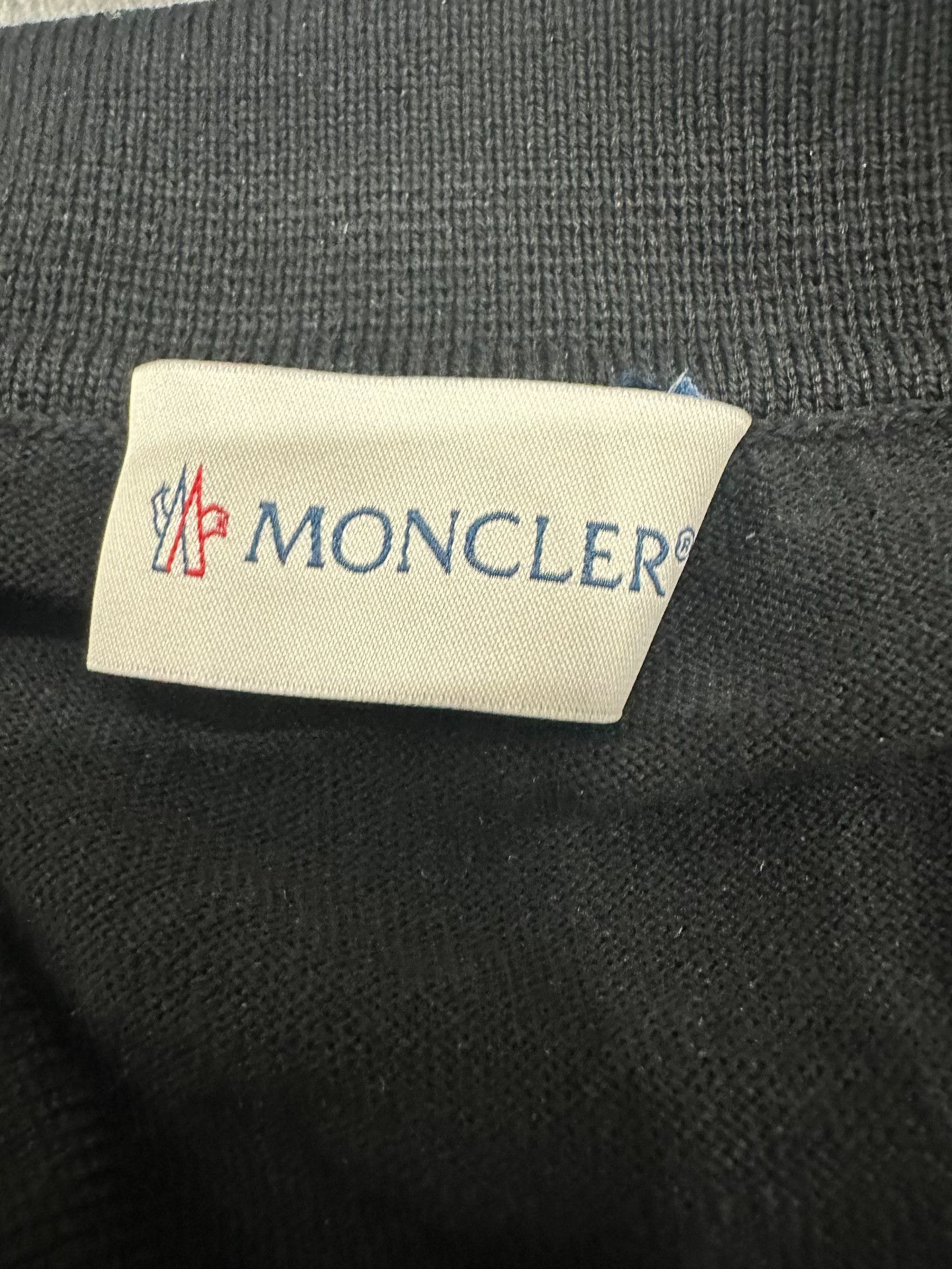 Moncler Moncler Knit Black Polo l Men Size US L / EU 52-54 / 3 - 4 Thumbnail