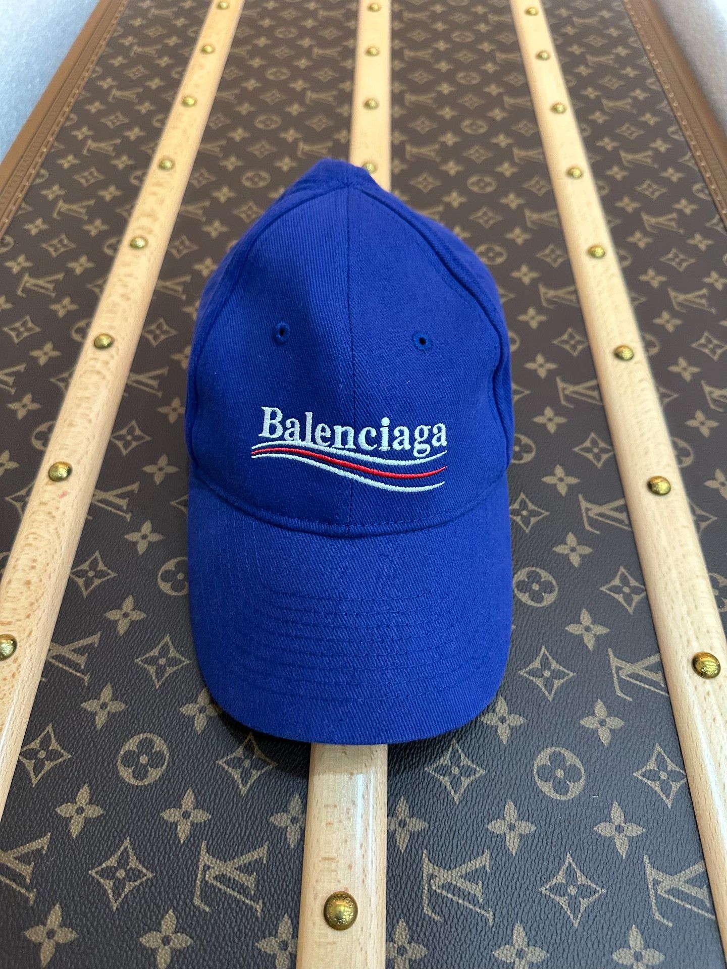 Balenciaga Balenciaga Retro Blue Hat one size Men Size ONE SIZE - 2 Thumbnail
