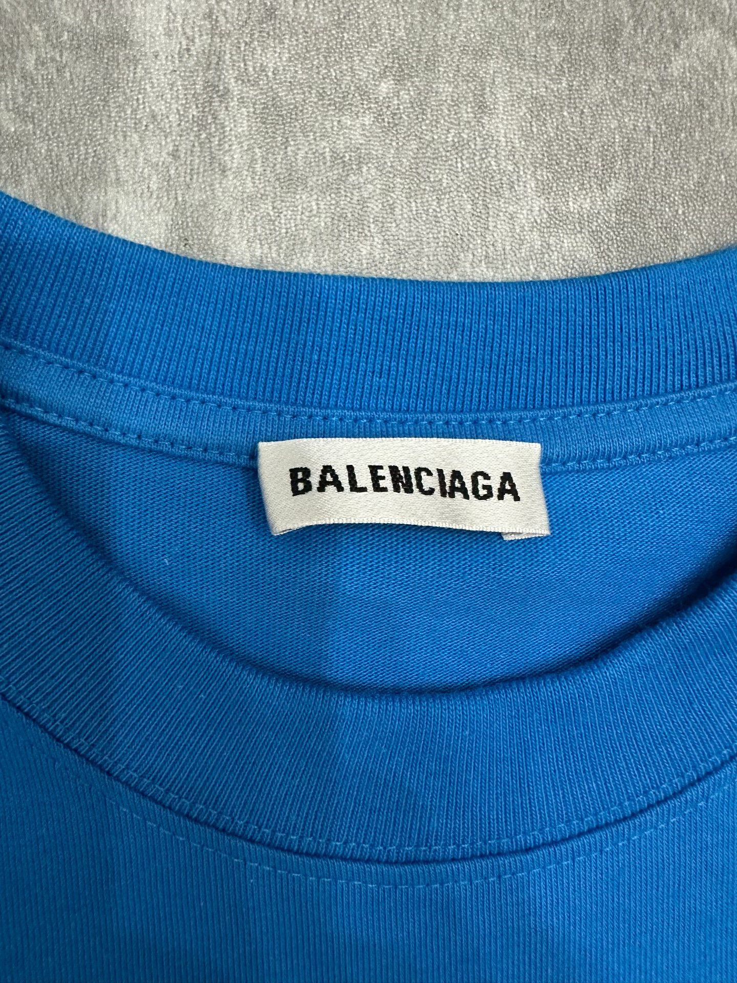 Balenciaga Balenciaga Retro Blue T-Shirt m Men Size US M / EU 48-50 / 2 - 4 Thumbnail