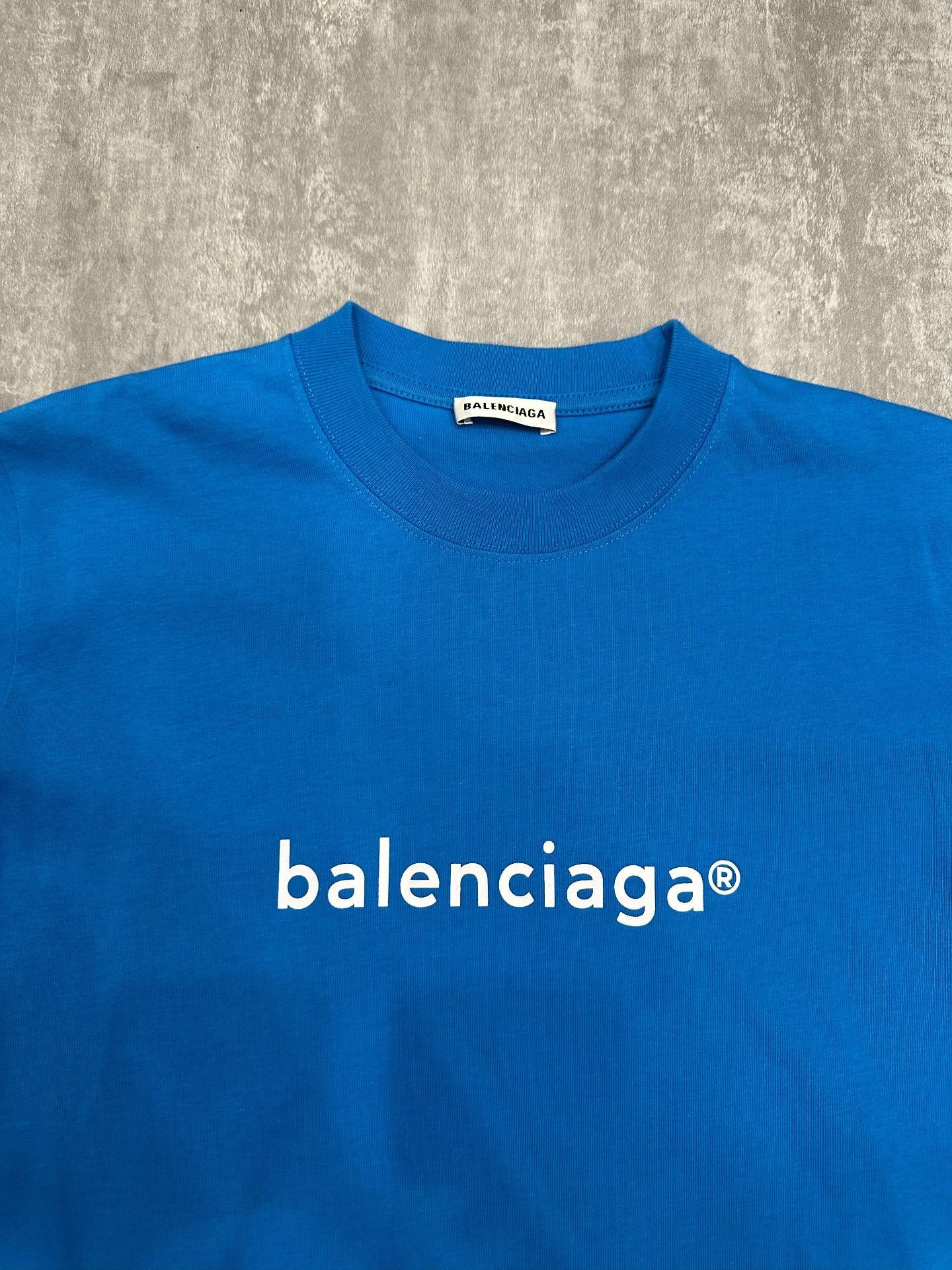 Balenciaga Balenciaga Retro Blue T-Shirt m Men Size US M / EU 48-50 / 2 - 3 Thumbnail