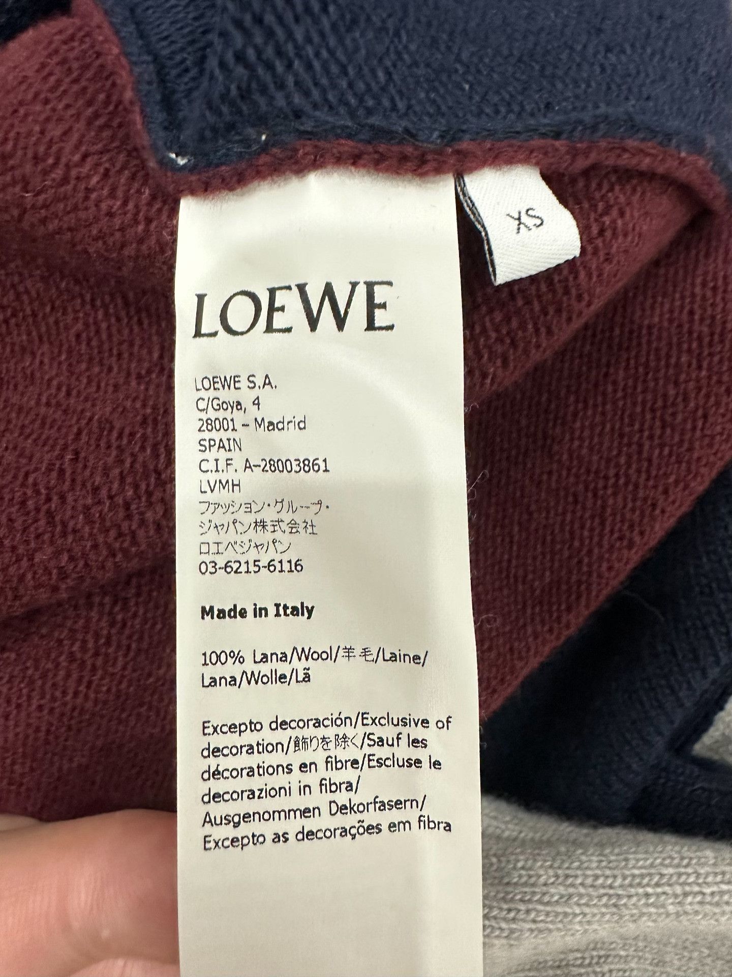 Loewe Loewe Wool Multi Polo xs Men Size US XS / EU 42 / 0 - 5 Thumbnail