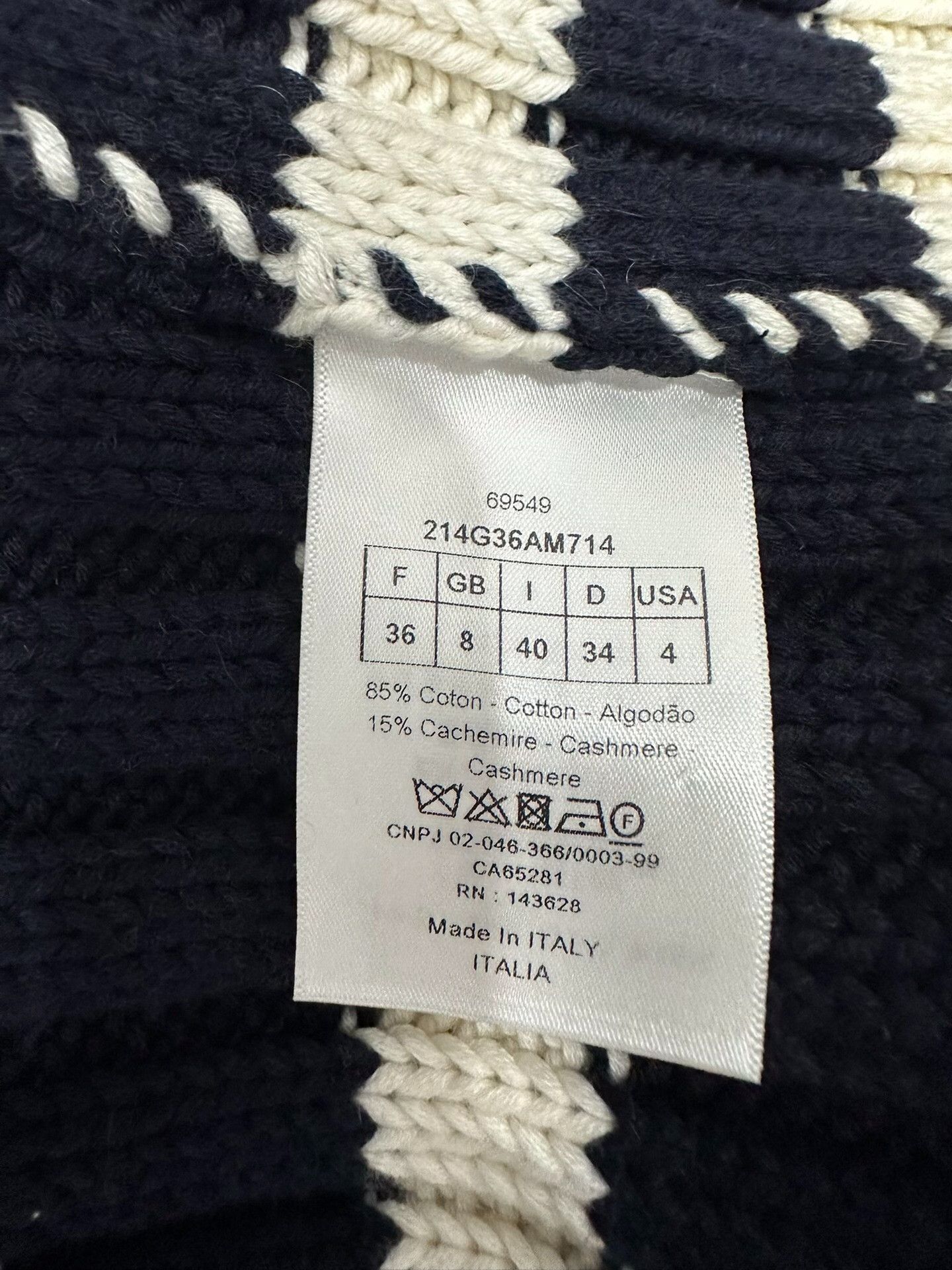 Dior Dior Knit Striped Sweater S Women Size S / US 4 / IT 40 - 6 Thumbnail