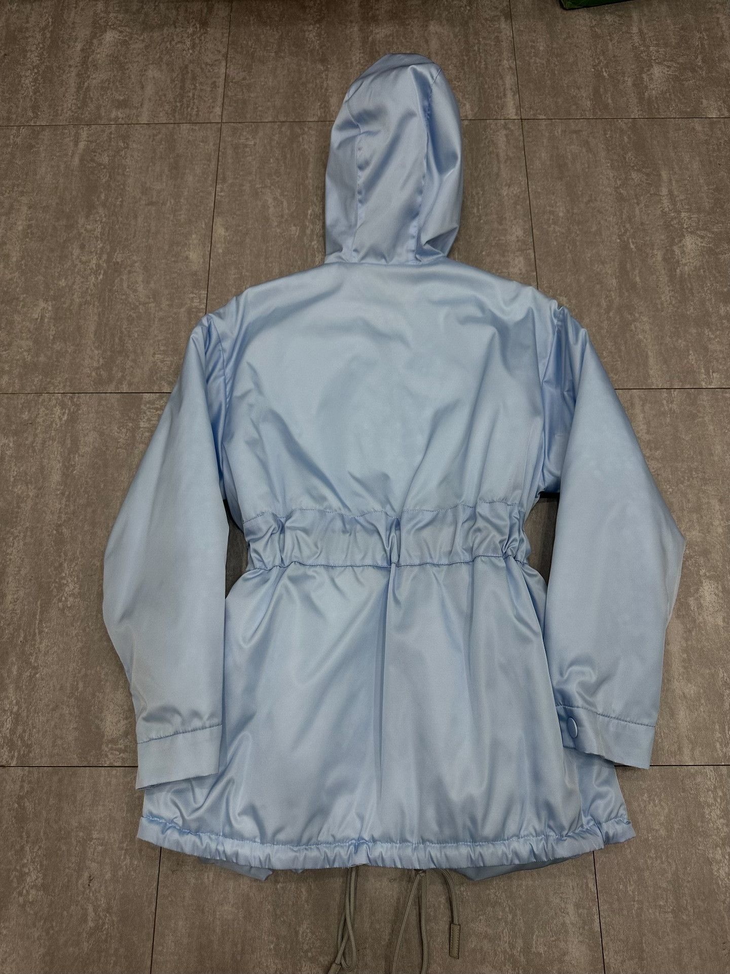 Prada Prada Nylon Cotton Blue Jacket S Women Size S / US 4 / IT 40 - 2 Thumbnail