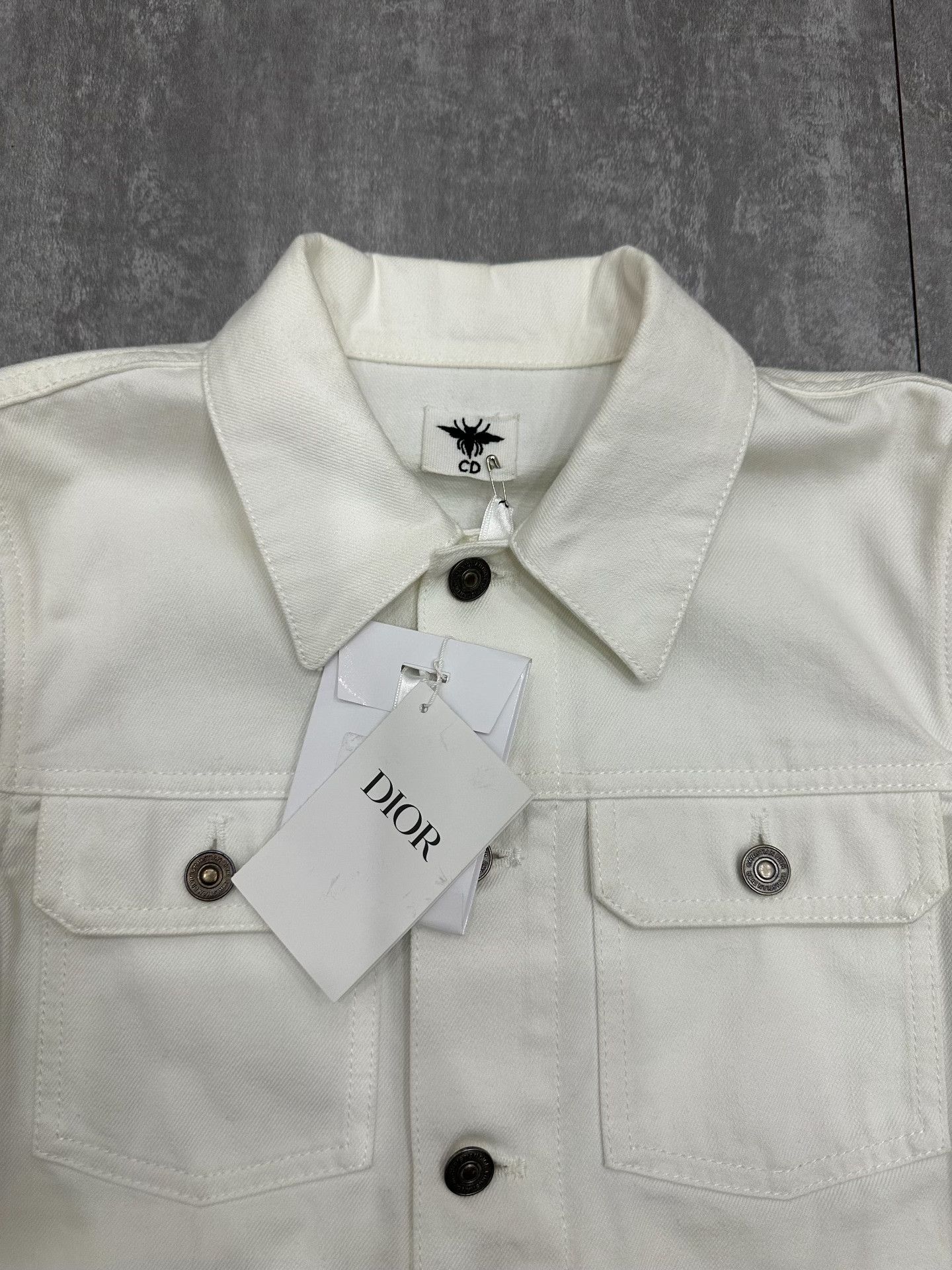 Dior Dior Denim Embroidered Jacket S Women Size S / US 4 / IT 40 - 3 Thumbnail