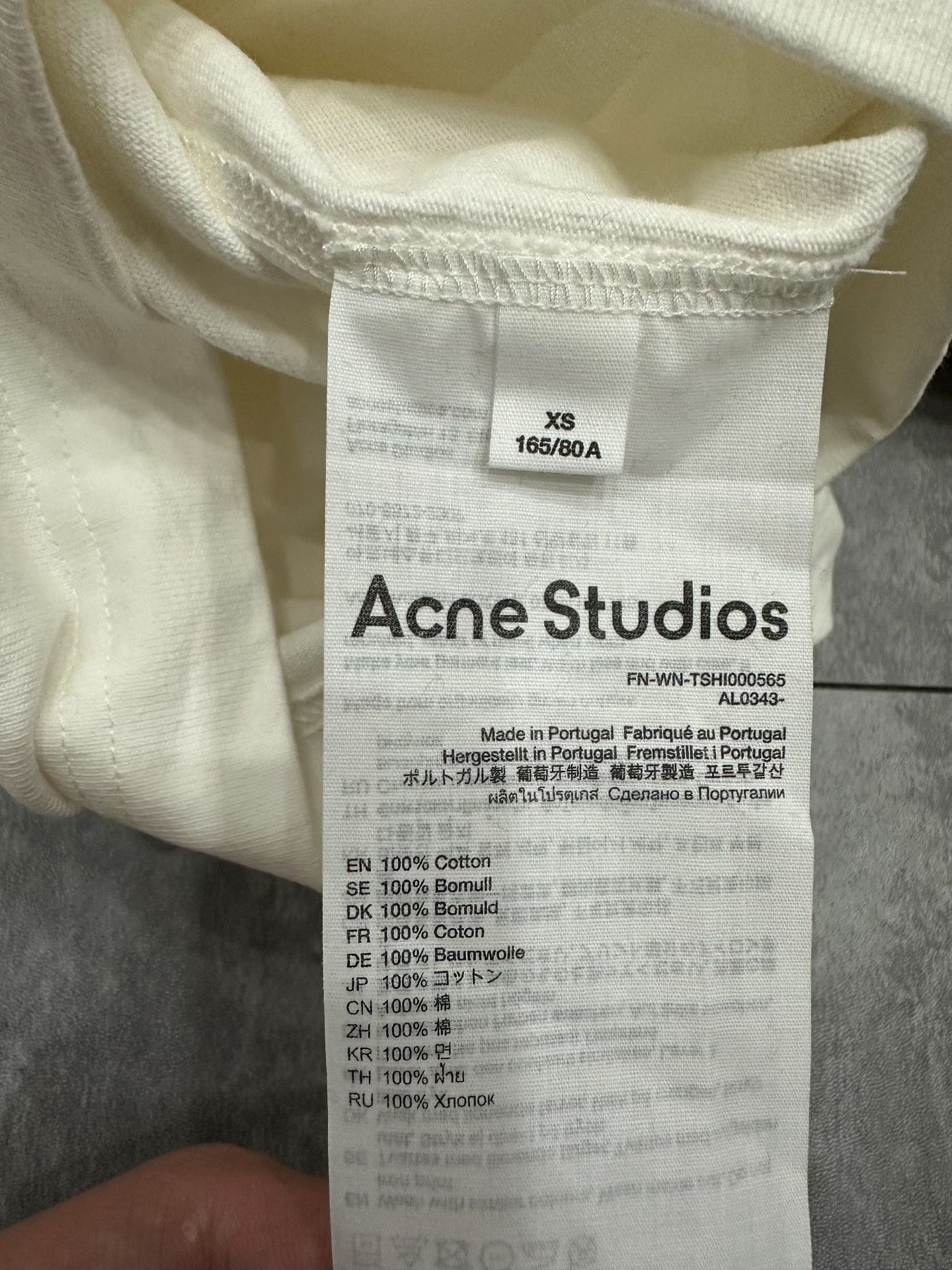 Acne Studios Acne Studios White T-Shirt XS Women Size XS / US 0-2 / IT 36-38 - 5 Thumbnail