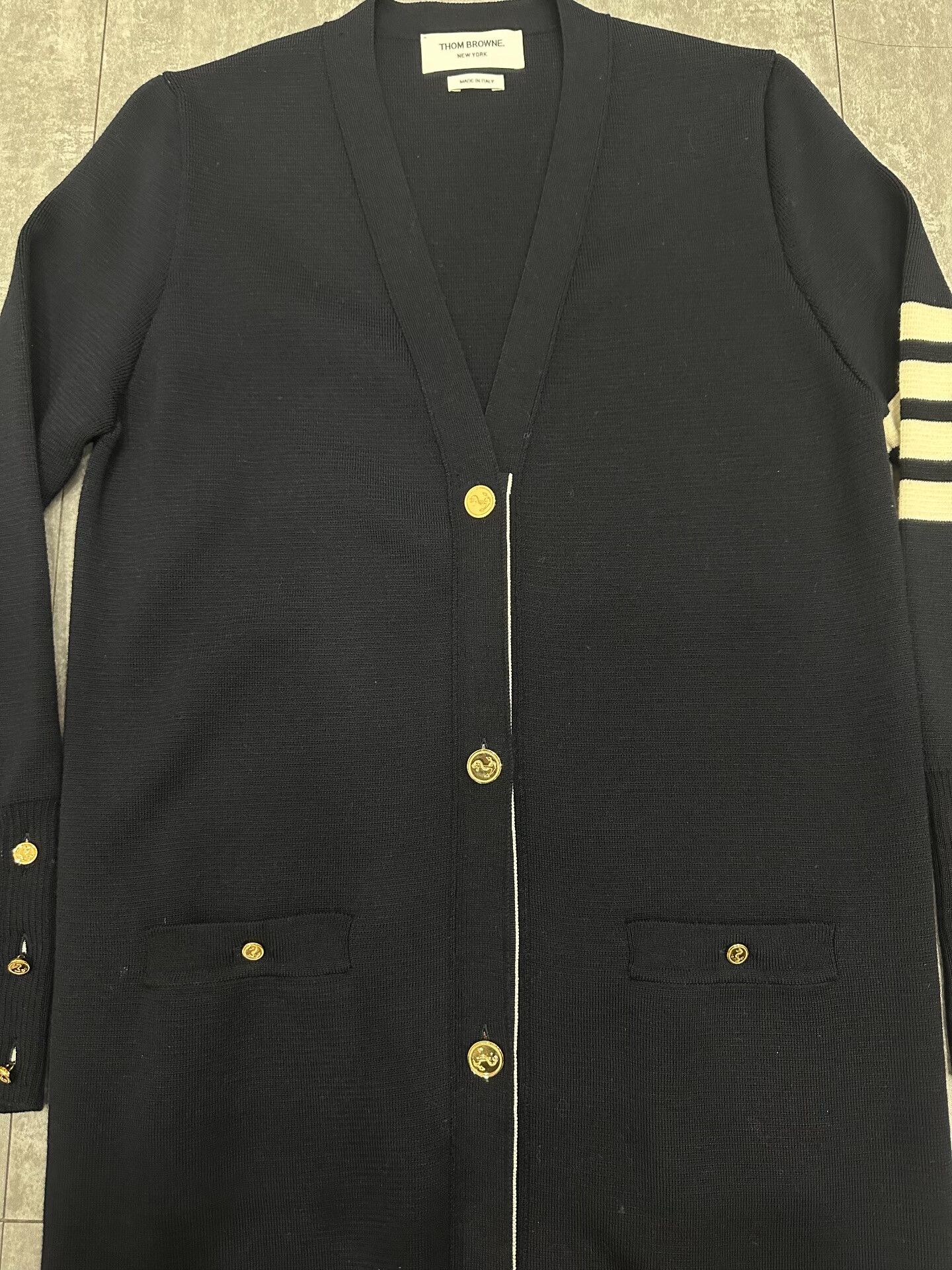 Thom Browne Thom Browne Wool Long Brown Sweater XS Women Size XS / US 0-2 / IT 36-38 - 3 Thumbnail