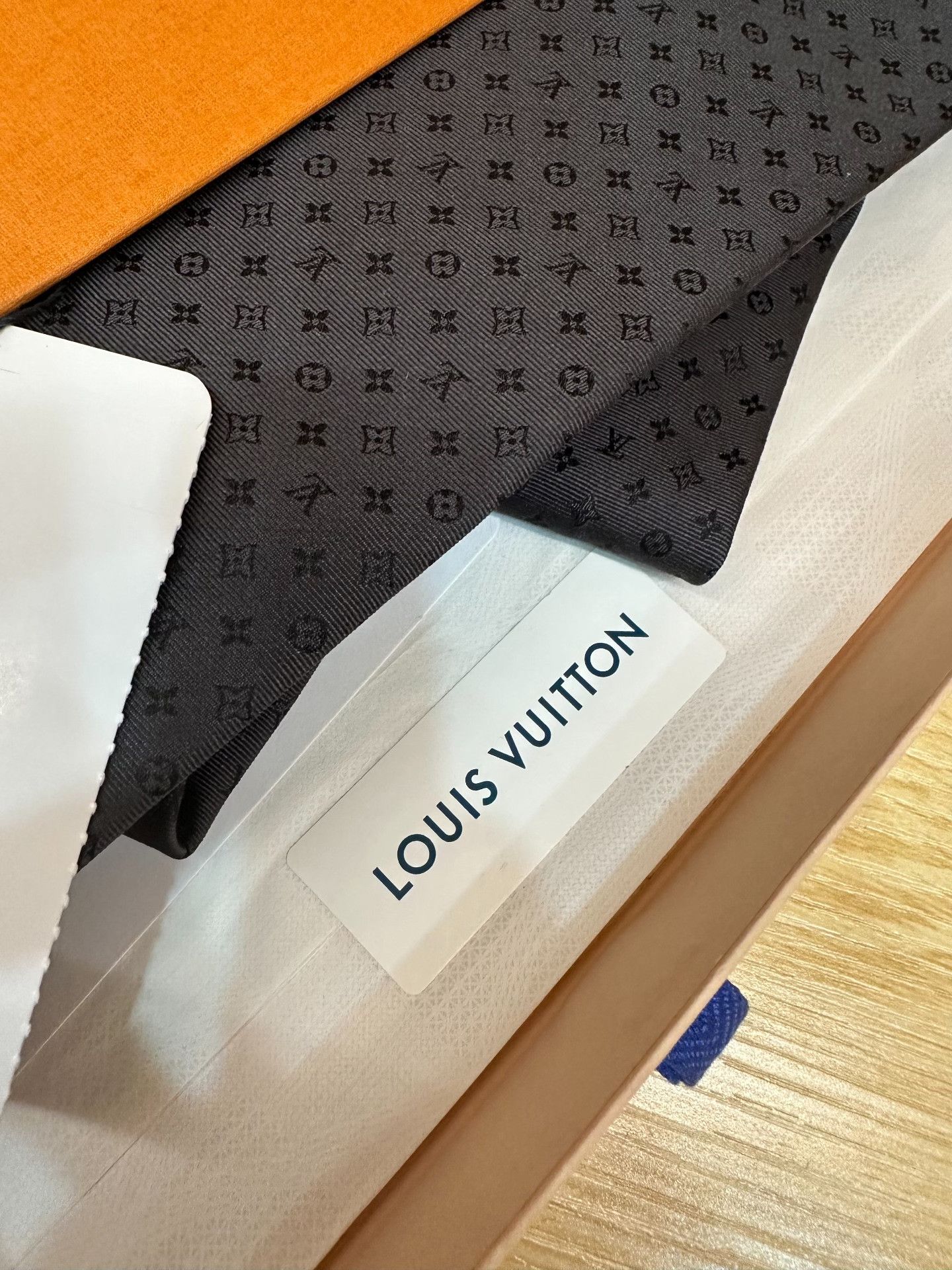 Louis Vuitton Louis Vuitton Retro Black Tie one size Men Size ONE SIZE - 7 Thumbnail