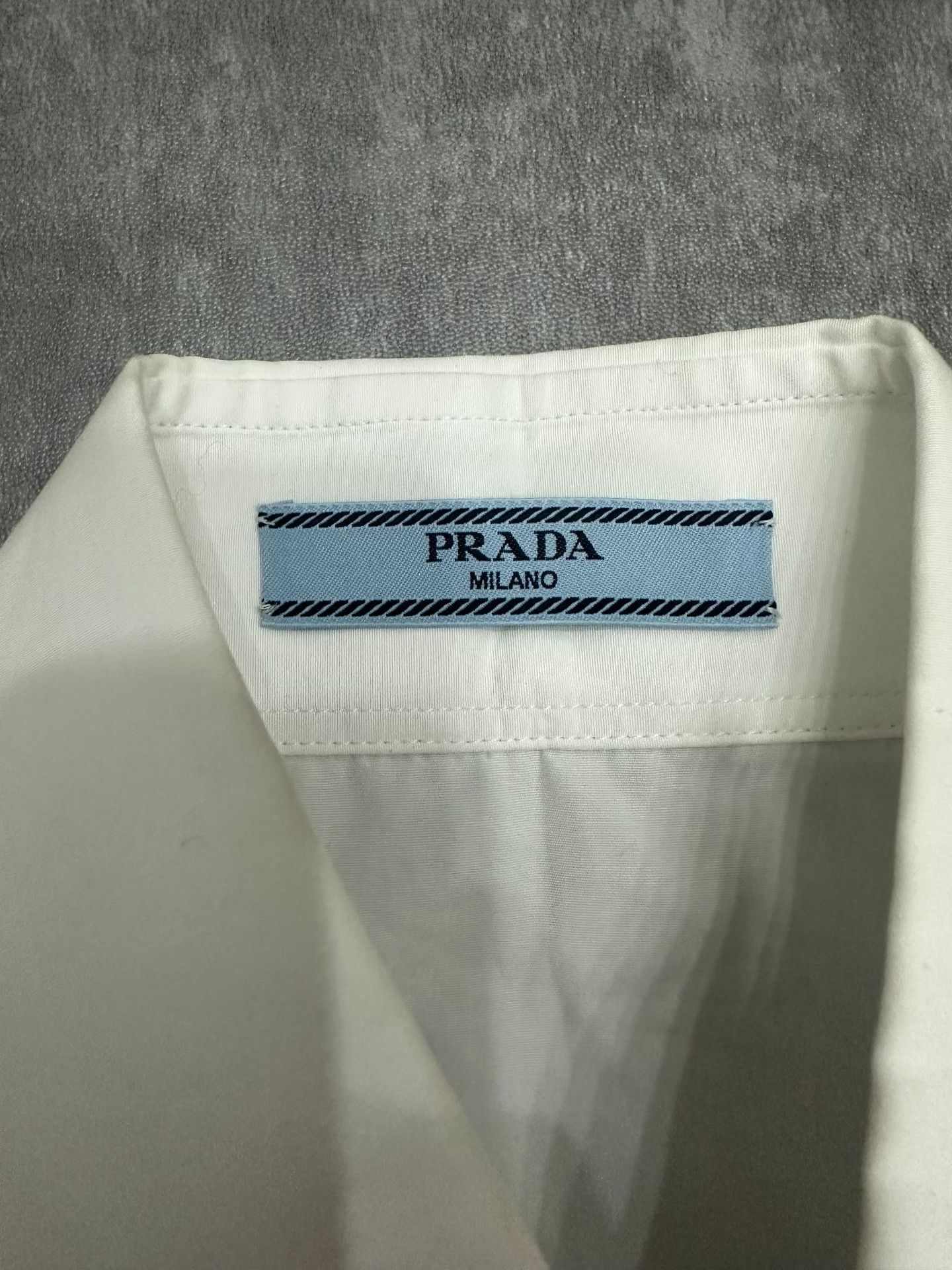 Prada Prada White Button Up S Women Size S / US 4 / IT 40 - 4 Thumbnail