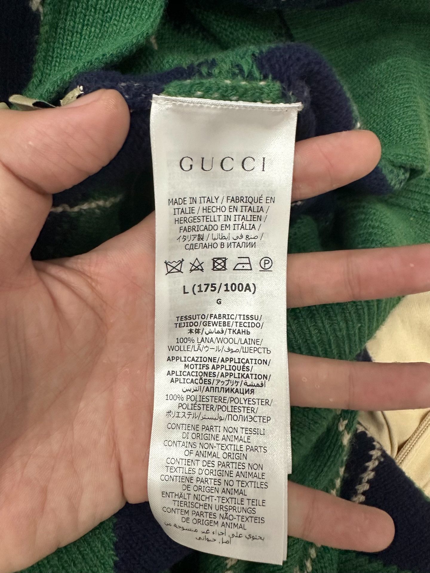 Gucci Gucci Knit Wool Sweater l Men Size US L / EU 52-54 / 3 - 5 Thumbnail