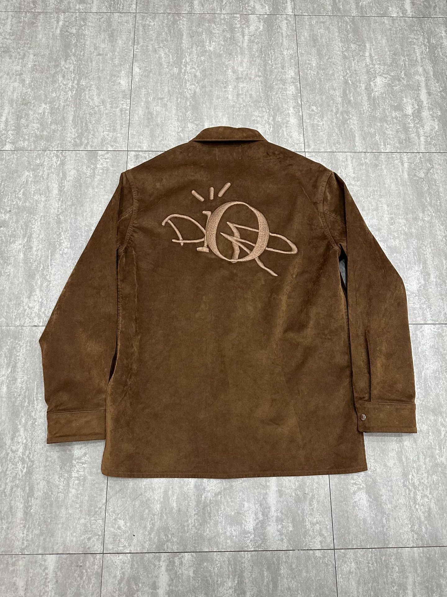 Dior Dior Suede Embroidered Shirt xl Men Size US XL / EU 56 / 4 - 2 Thumbnail
