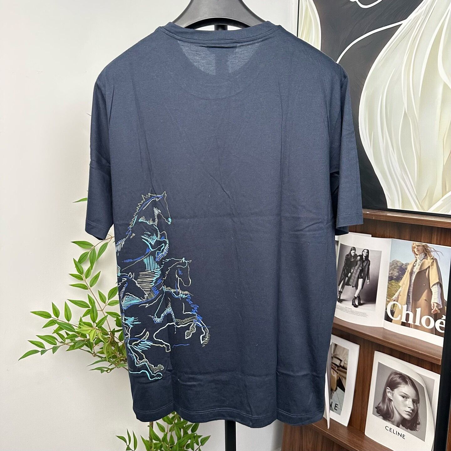 Hermes Hermes Retro Printed T-Shirt l Men Size US L / EU 52-54 / 3 - 2 Thumbnail