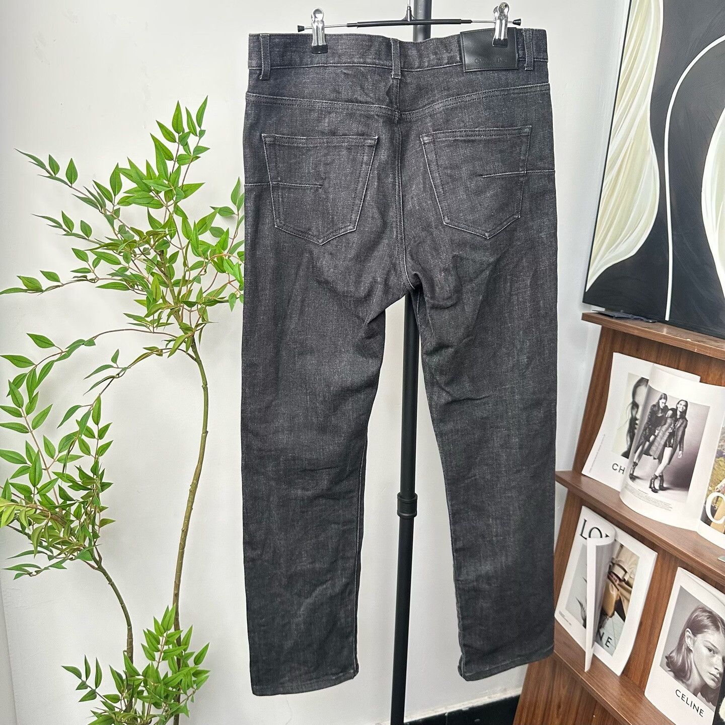 Dior Dior Retro Denim Black Denim Jeans 32 Men Size US 32 / EU 48 - 2 Thumbnail