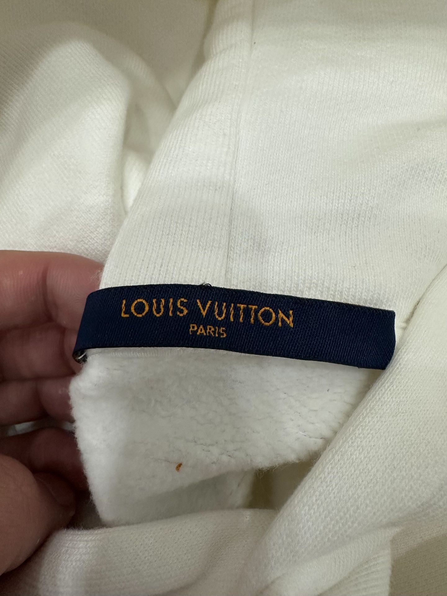 Louis Vuitton Louis Vuitton White Hoodie xl Men Size US XL / EU 56 / 4 - 4 Thumbnail