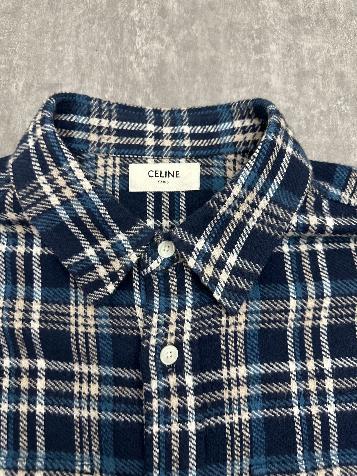 Celine Celine Plaid Shirt m Men Size US M / EU 48-50 / 2 - 3 Thumbnail