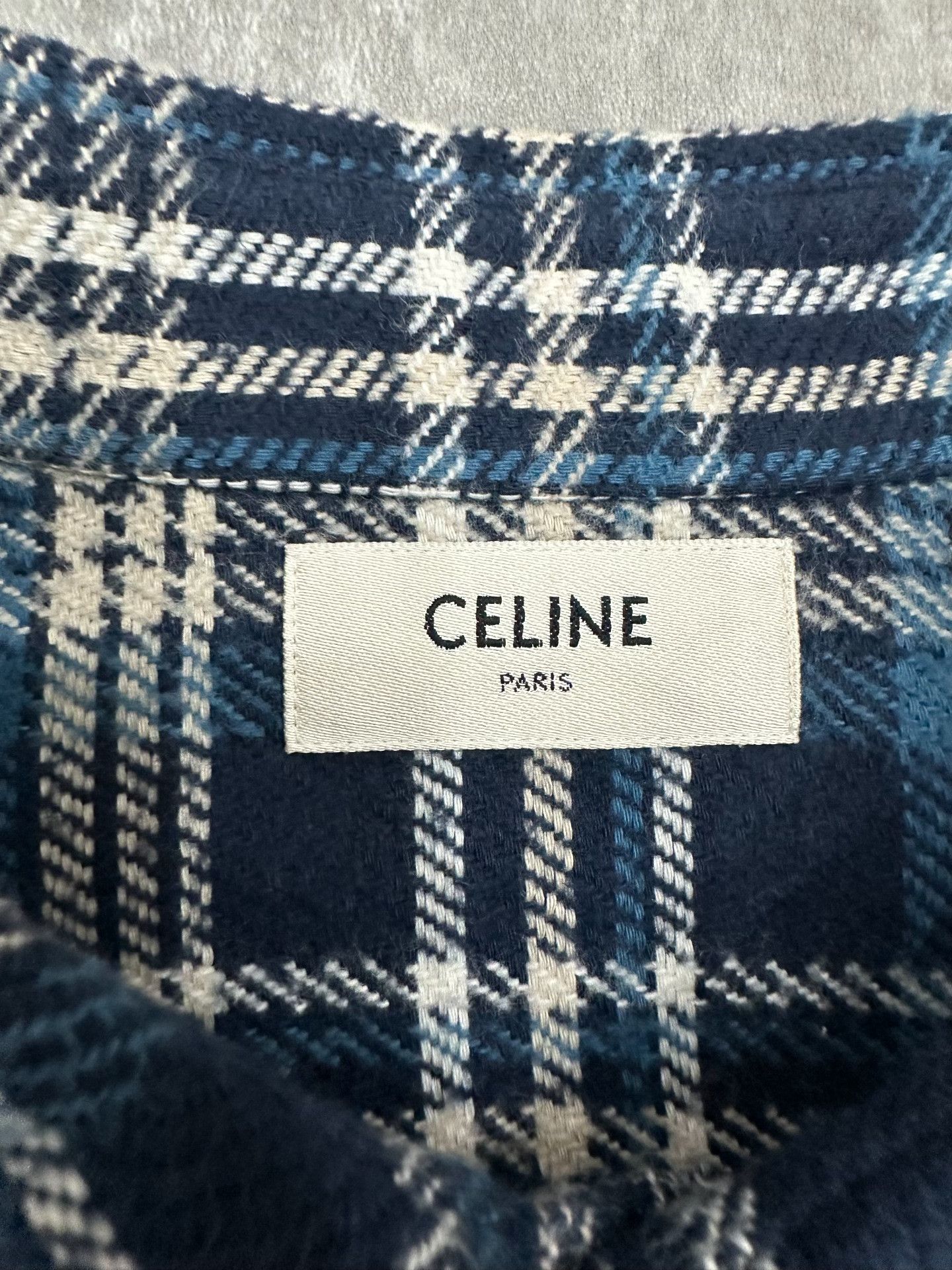 Celine Celine Plaid Shirt m Men Size US M / EU 48-50 / 2 - 4 Thumbnail