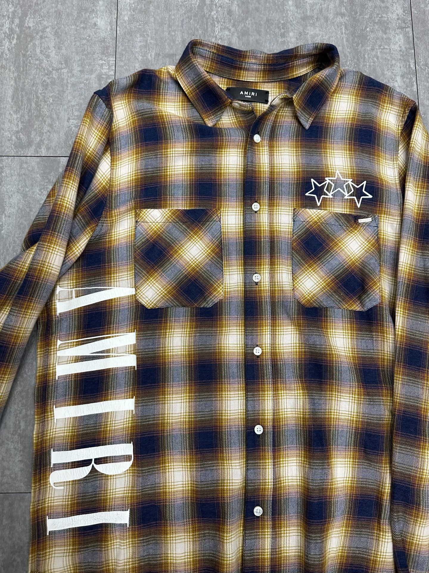 Amiri Amiri Plaid Cotton Shirt l Men Size US L / EU 52-54 / 3 - 3 Thumbnail