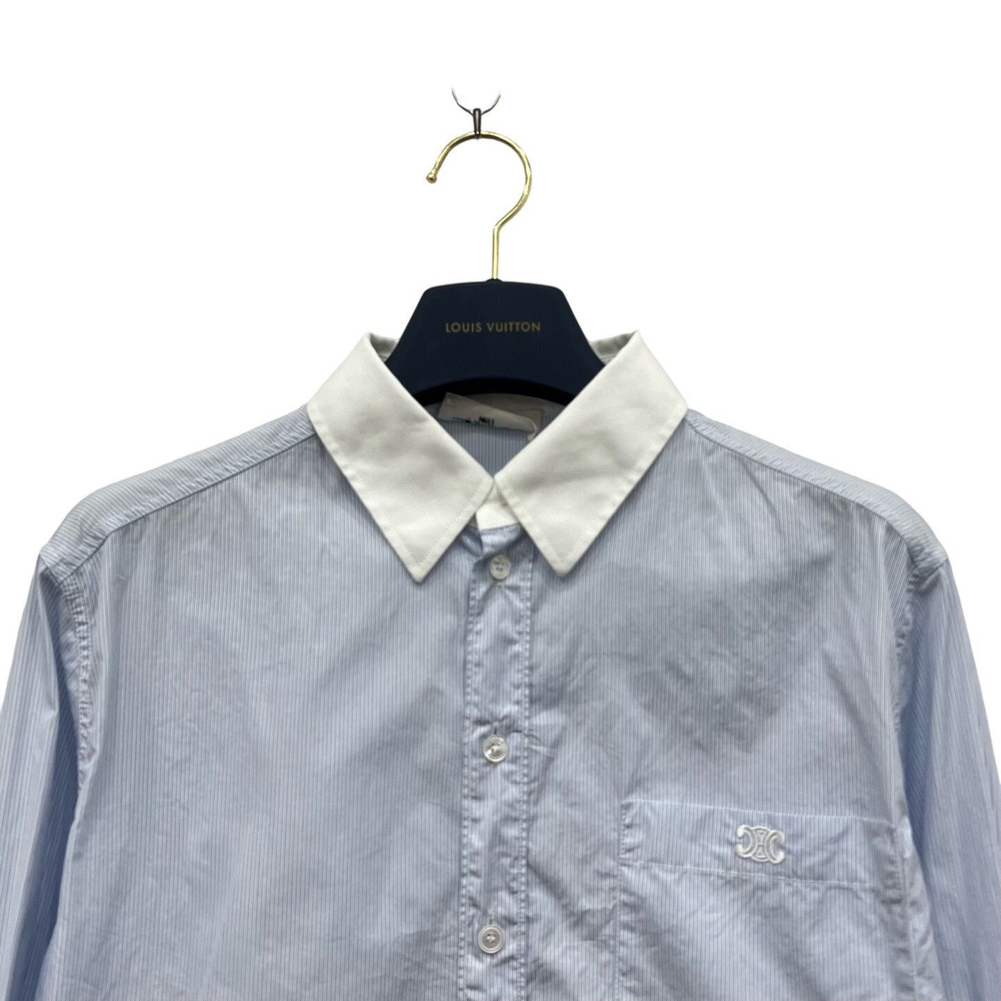 Celine Celine Striped Button Up S Women Size S / US 4 / IT 40 - 3 Thumbnail