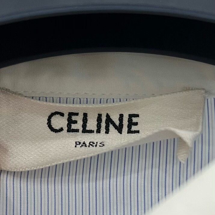 Celine Celine Striped Button Up S Women Size S / US 4 / IT 40 - 4 Thumbnail