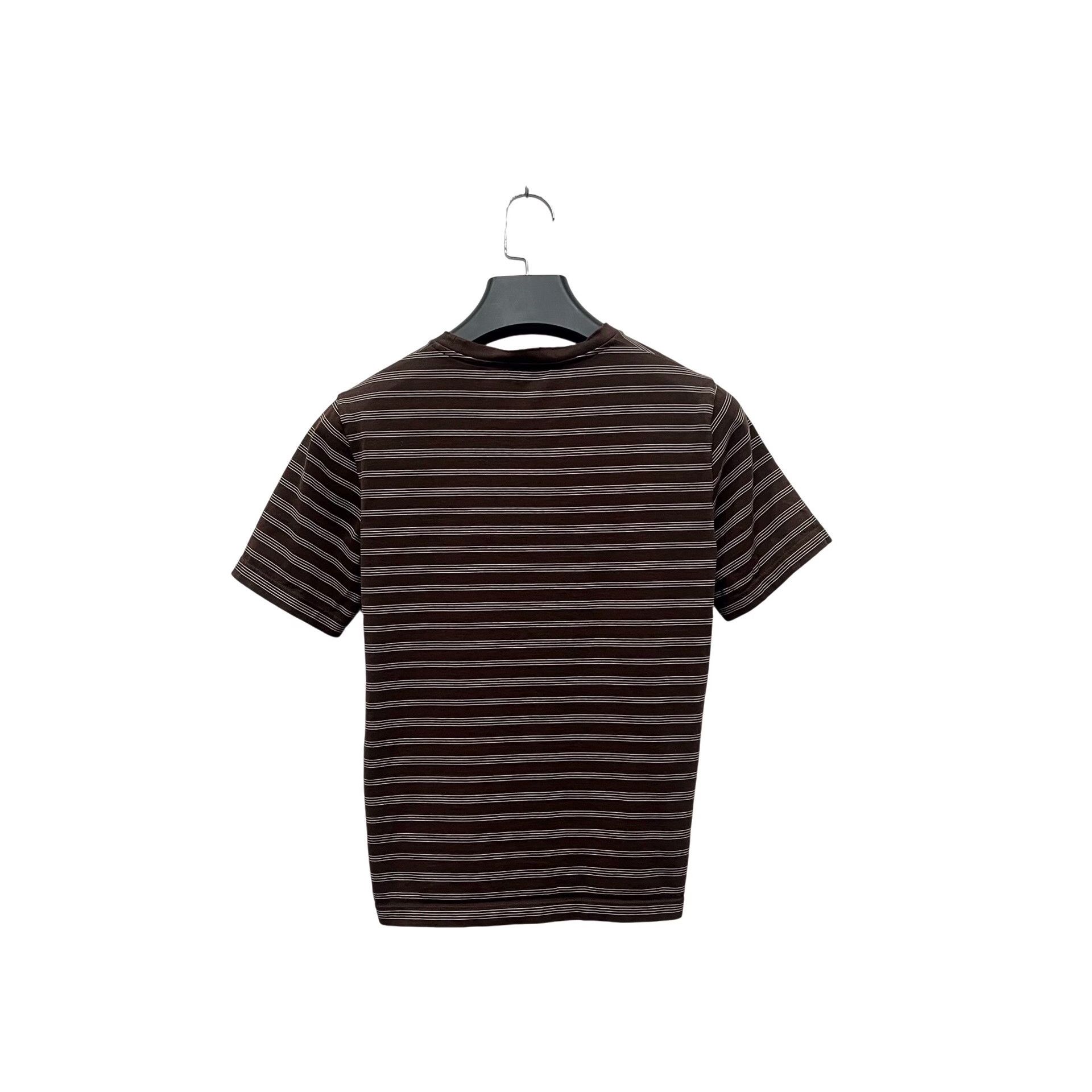 Miu Miu Miu Miu Striped Brown T-Shirt M Women Size M / US 6-8 / IT 42-44 - 2 Thumbnail