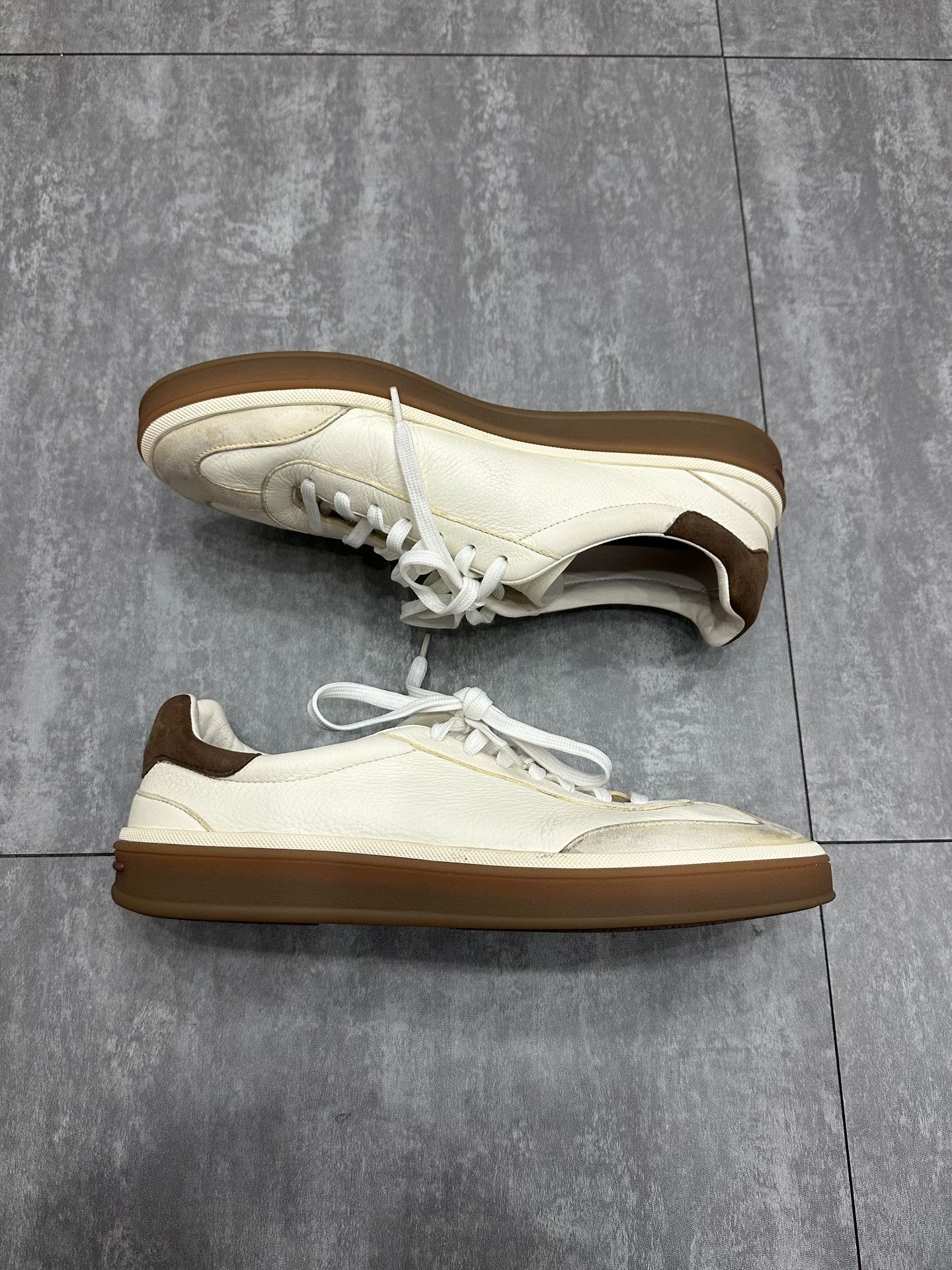 Rick Owens Rick Owens White Lowtop Sneakers 8.5 Men Size US 8.5 / EU 41-42 - 5 Thumbnail