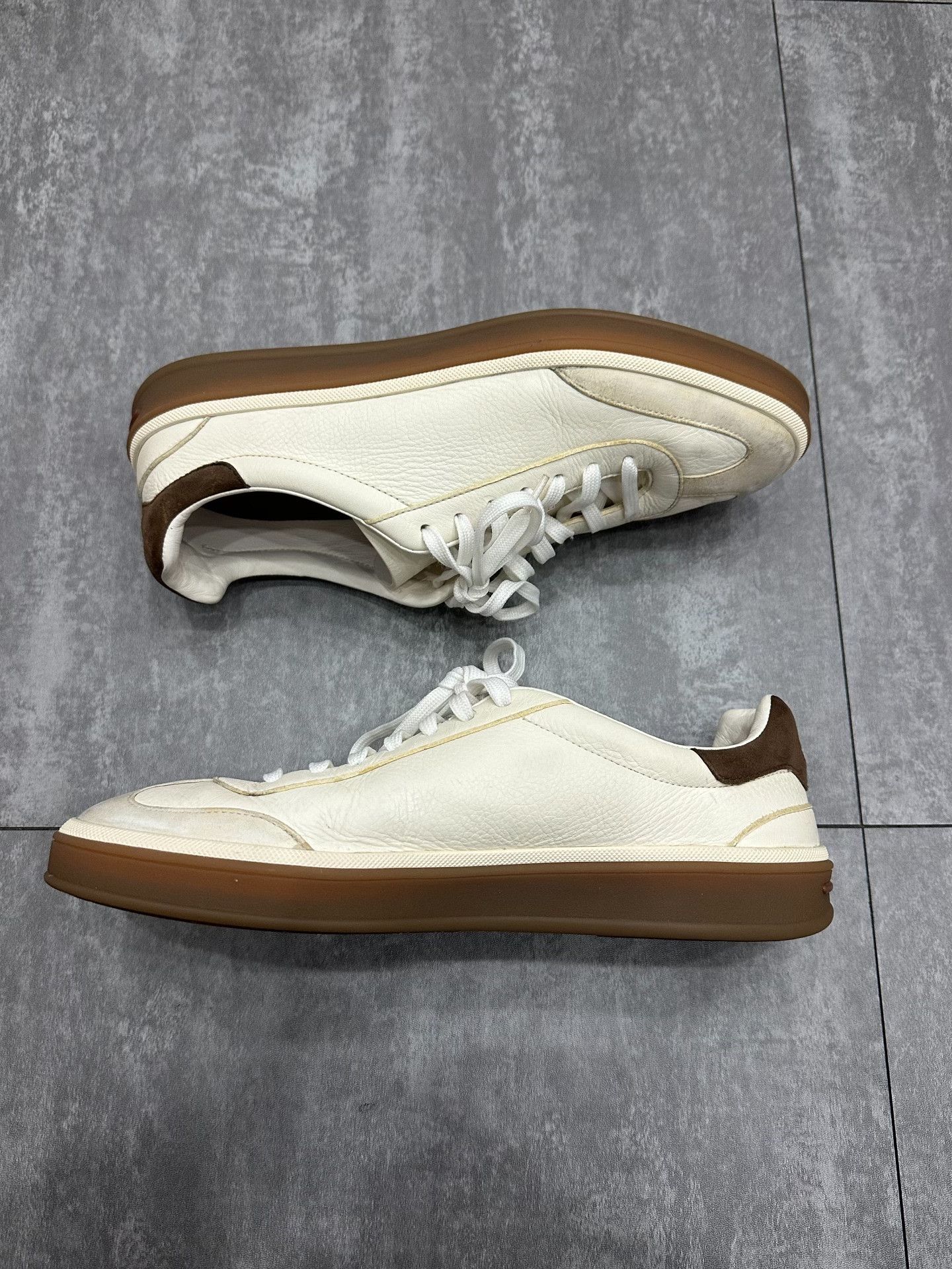 Rick Owens Rick Owens White Lowtop Sneakers 8.5 Men Size US 8.5 / EU 41-42 - 4 Thumbnail