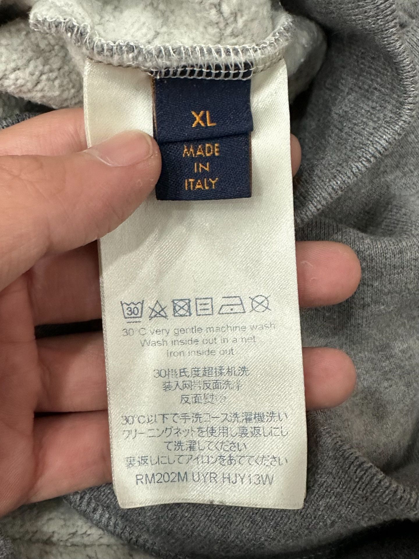 Louis Vuitton Louis Vuitton Retro Gray Hoodie xl Men Size US XL / EU 56 / 4 - 5 Thumbnail