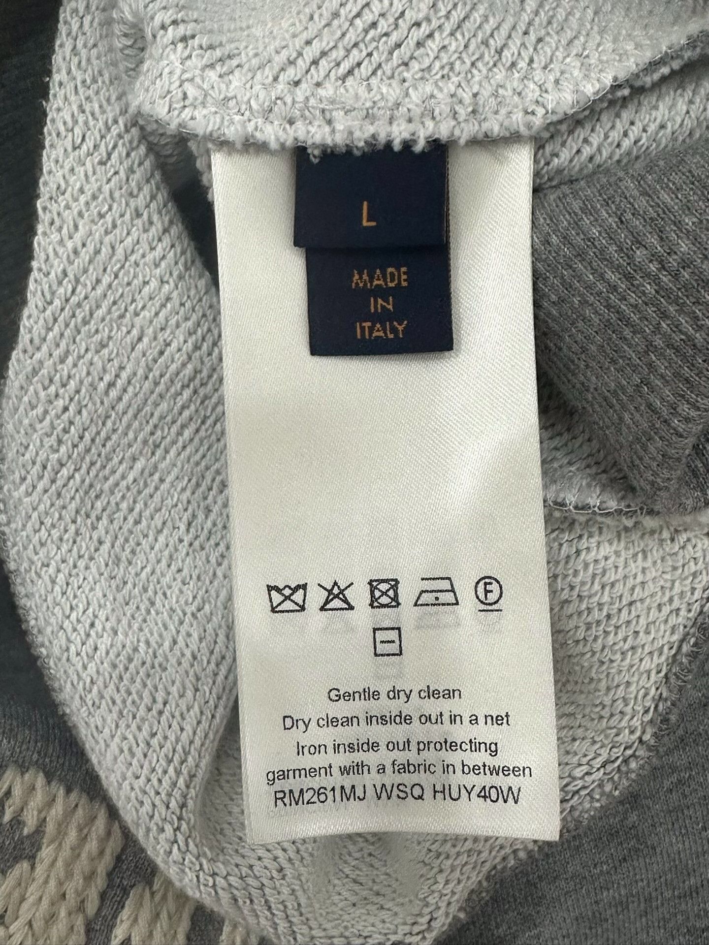Louis Vuitton Louis Vuitton Gray Sweater l Men Size US L / EU 52-54 / 3 - 5 Thumbnail