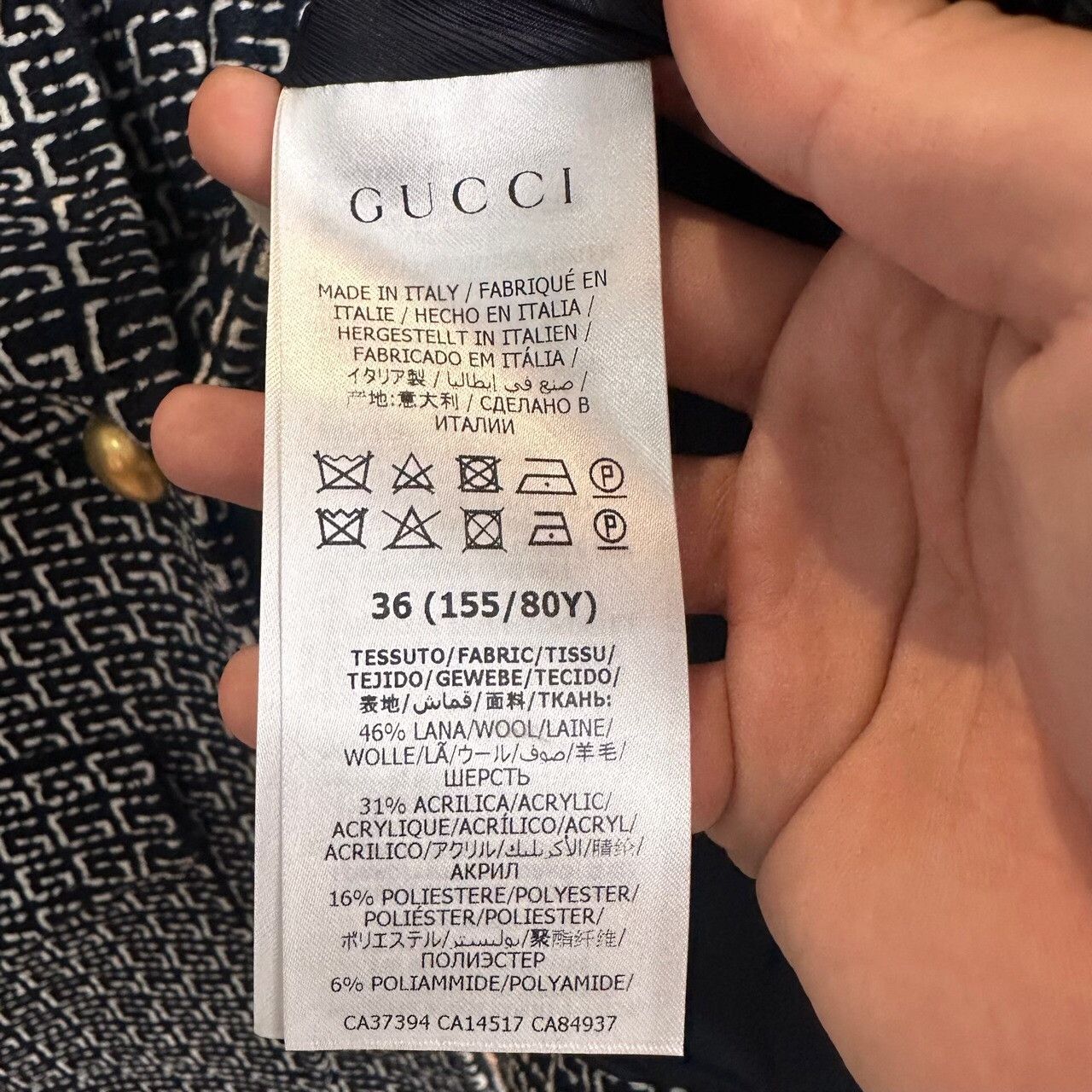 Gucci Gucci Wool Jacket S Women Size S / US 4 / IT 40 - 4 Thumbnail
