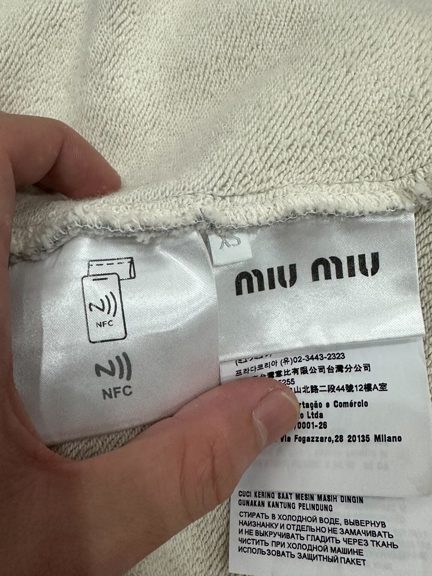 Miu Miu Miu Miu Gray Jacket XS Women Size XS / US 0-2 / IT 36-38 - 5 Thumbnail