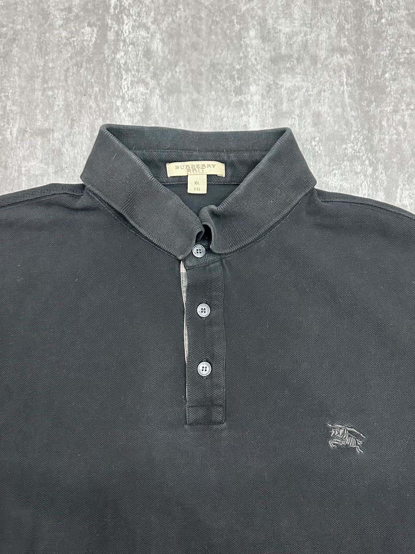 Burberry Burberry Black Polo xl Men Size US XL / EU 56 / 4 - 3 Thumbnail