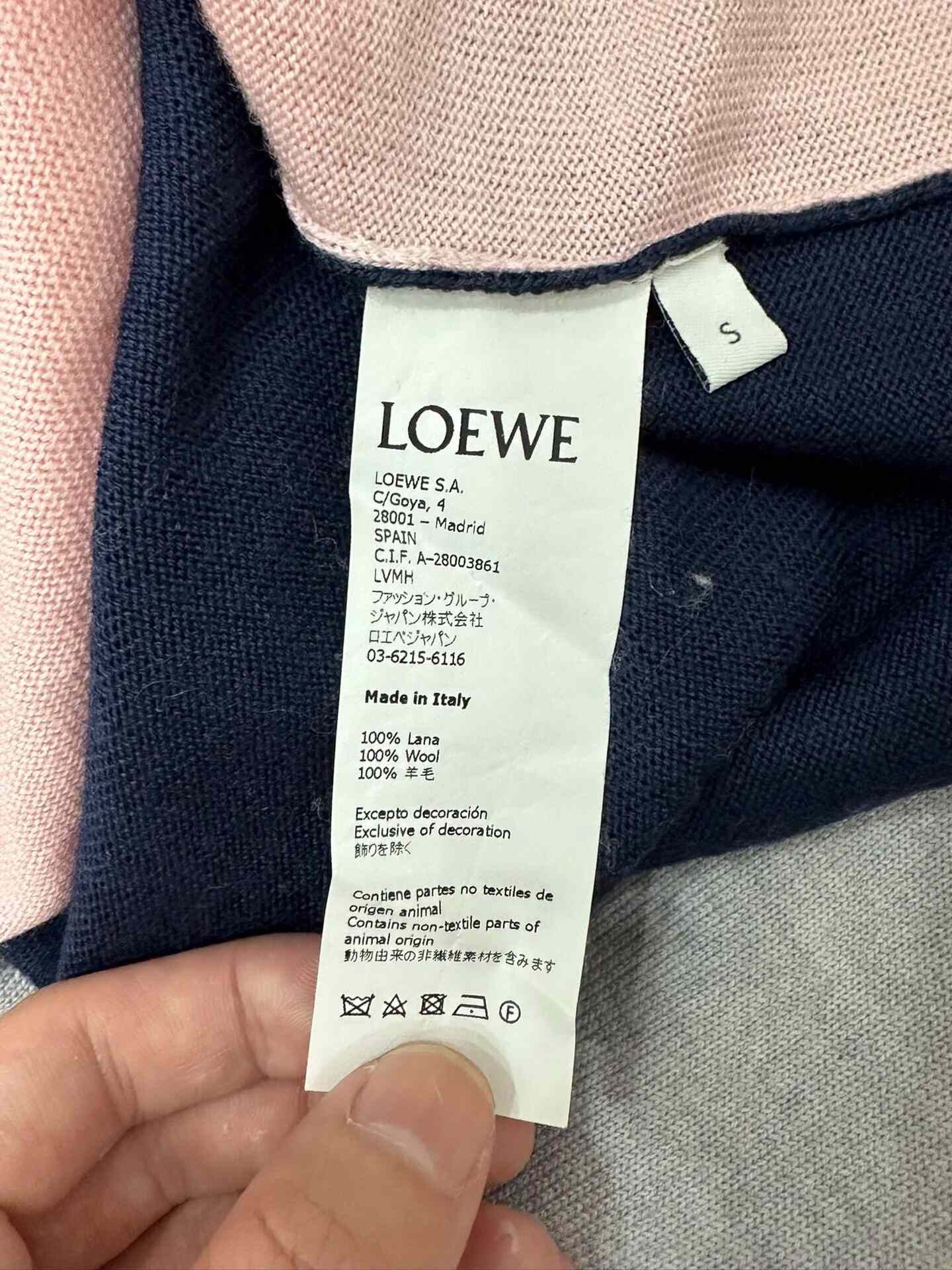 Loewe Loewe Knit Wool Multi Sweater s Men Size US S / EU 44-46 / 1 - 5 Thumbnail