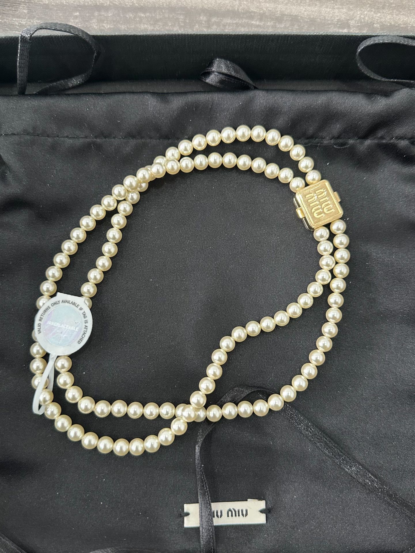 Miu Miu Miu Miu Gold Jewelry one size Men Size ONE SIZE - 2 Thumbnail