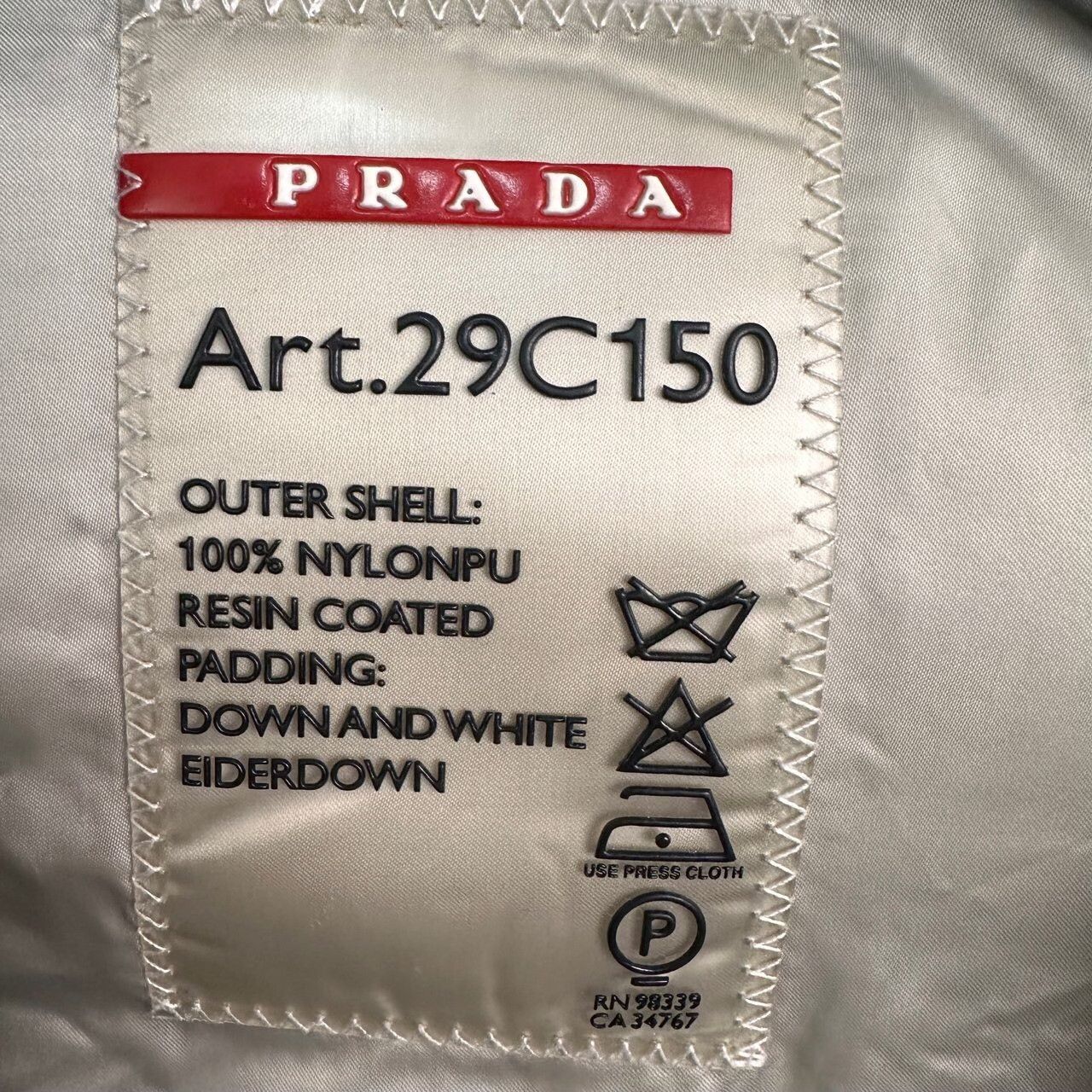 Prada Prada Down Long Heavy Coat s Men Size US S / EU 44-46 / 1 - 4 Thumbnail
