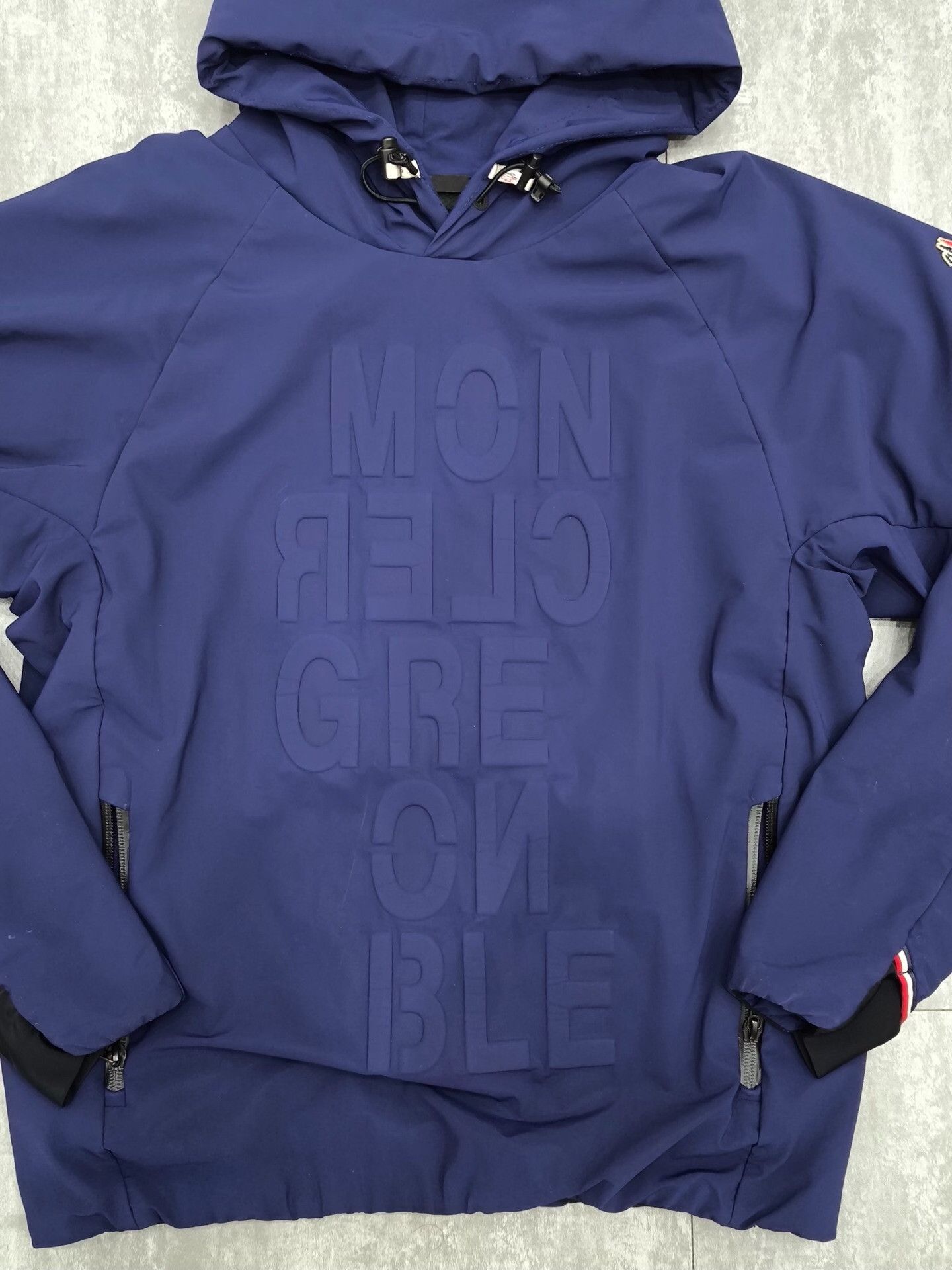 Moncler Moncler Blue Hoodie XS Women Size XS / US 0-2 / IT 36-38 - 3 Thumbnail