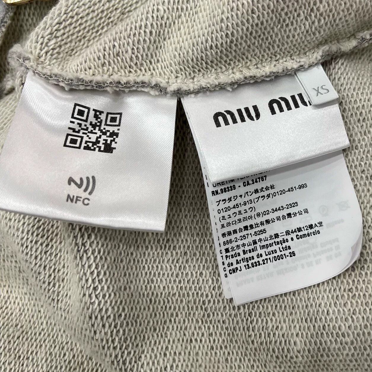 Miu Miu Miu Miu Pink Hoodie XS Women Size XS / US 0-2 / IT 36-38 - 6 Thumbnail