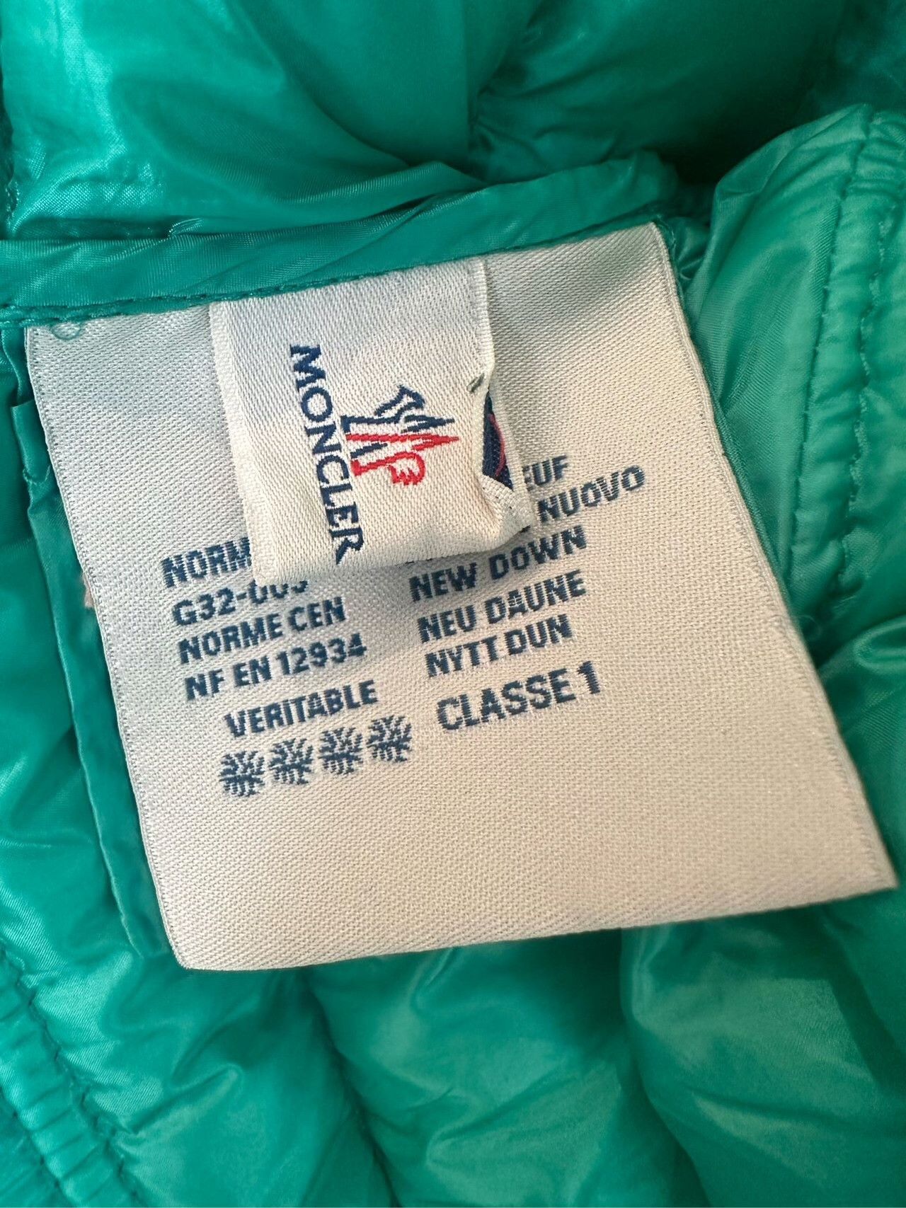 Moncler Moncler Down Green Down Jacket XS Women Size XS / US 0-2 / IT 36-38 - 7 Thumbnail