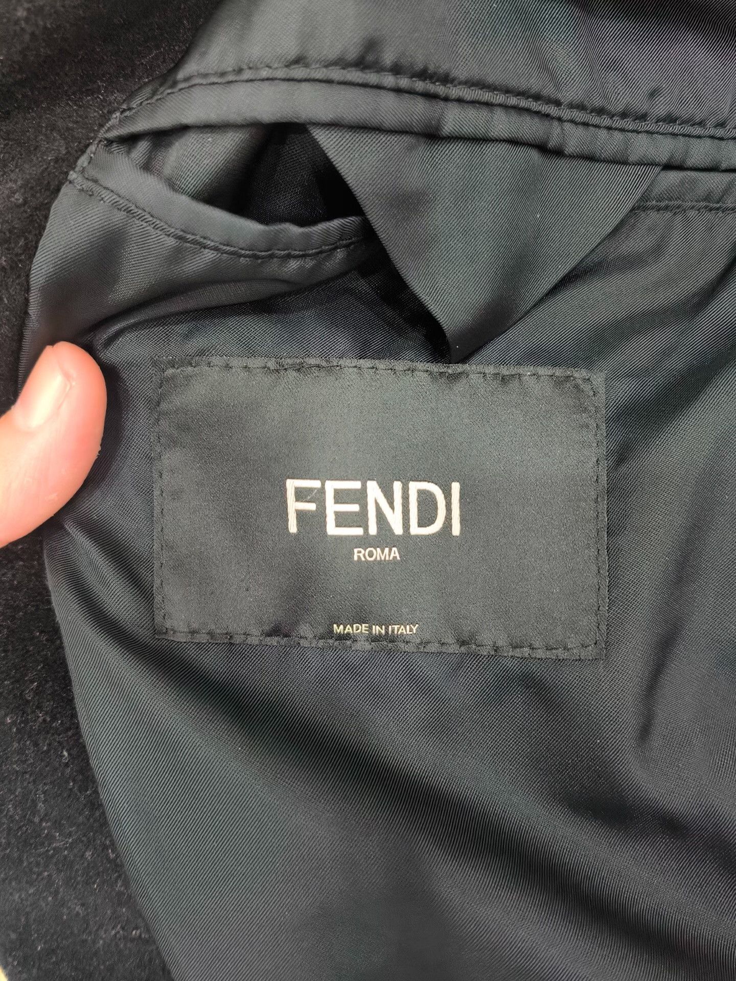 Fendi Fendi Wool Black Light Jacket xl Men Size US XL / EU 56 / 4 - 6 Thumbnail