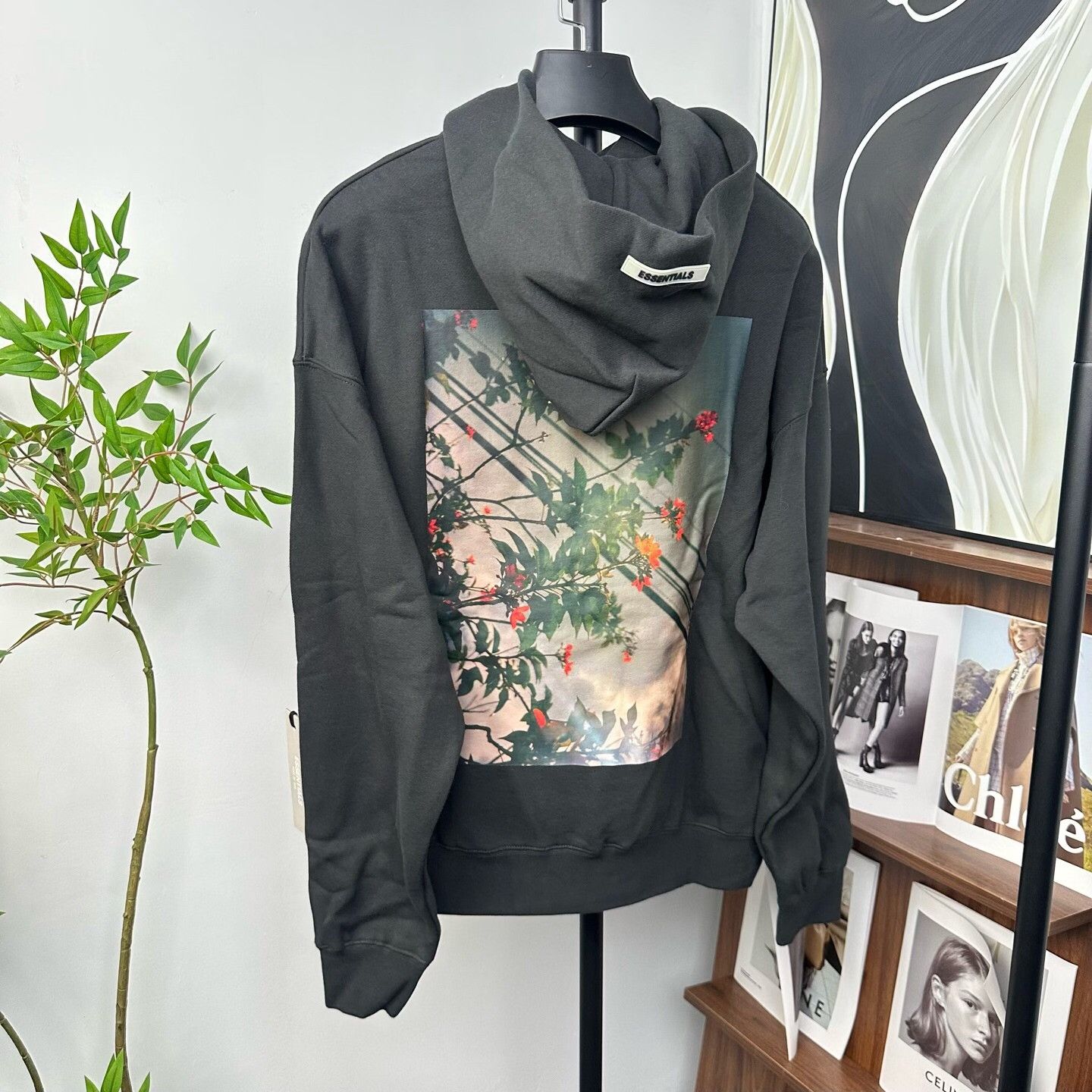Fear of God Fear of God Floral Black Hoodie xs Men Size US XS / EU 42 / 0 - 2 Thumbnail