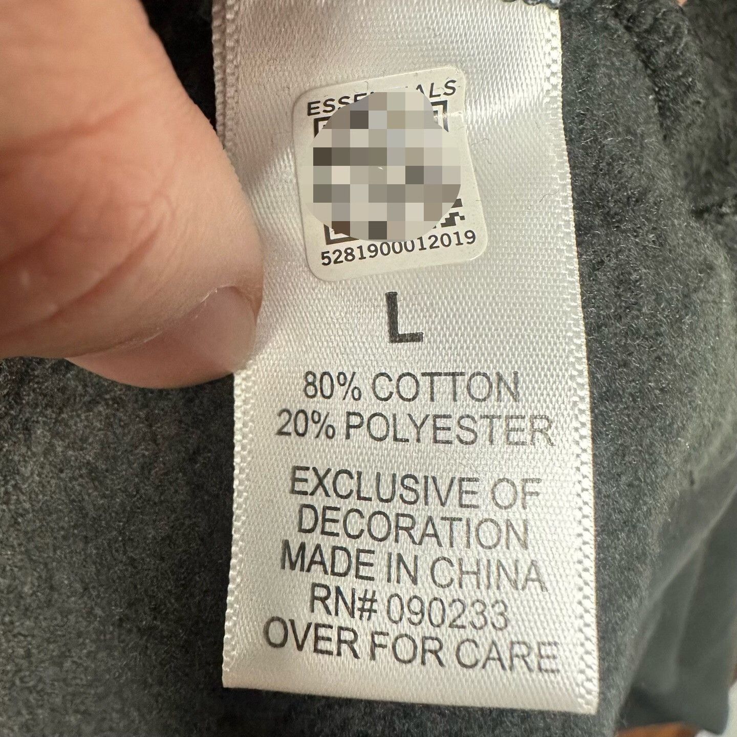 Fear of God Fear of God Black Hoodie l Men Size US L / EU 52-54 / 3 - 7 Thumbnail