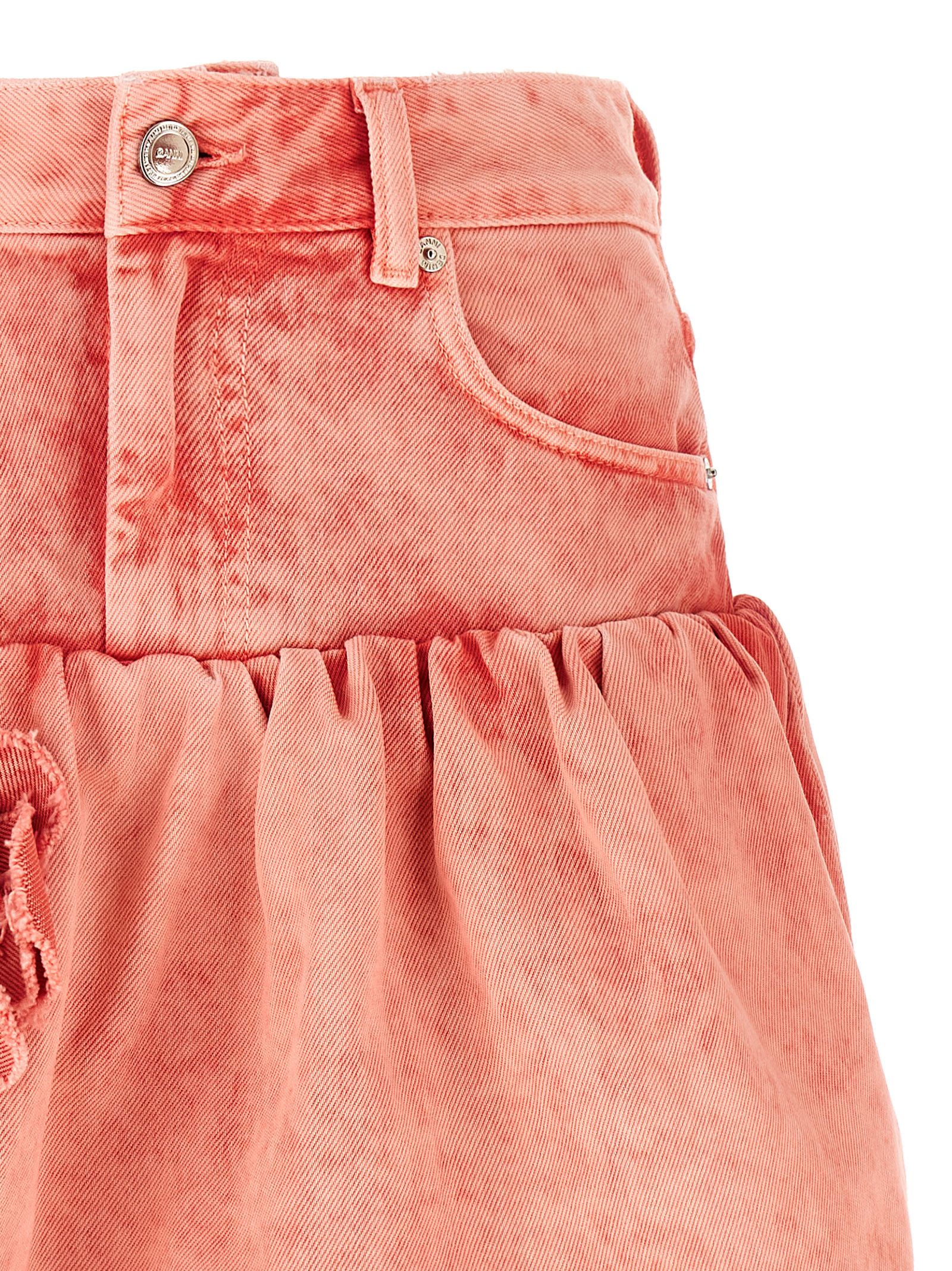 Ganni Denim Jeans Skirt Size 25" / US 0 / IT 36 - 3 Thumbnail
